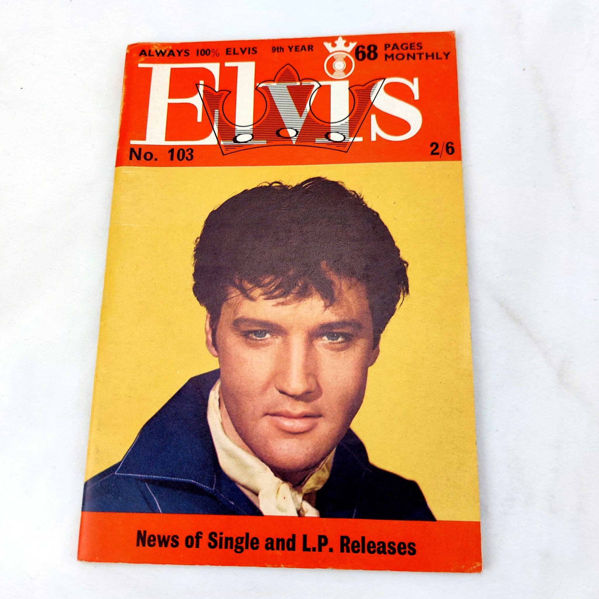 Original, 1960-2000, Elvis Monthly Magazine – Issue No. 103, 9th Year ...