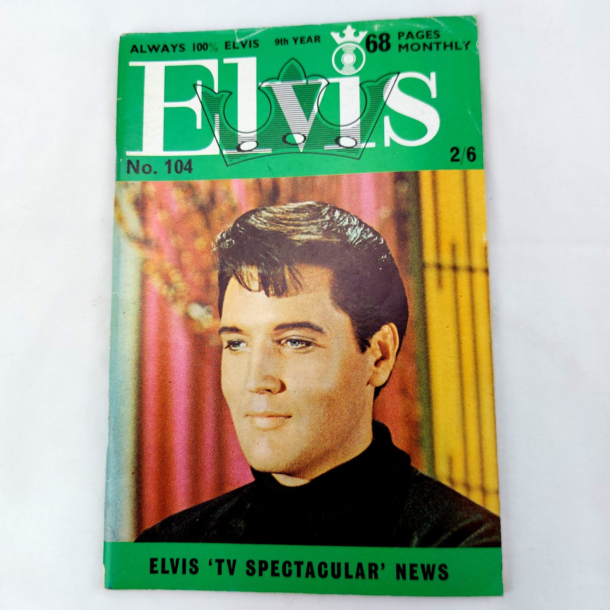 Original, 1960-2000, Elvis Monthly Magazine – Issue No. 104, 9th Year ...