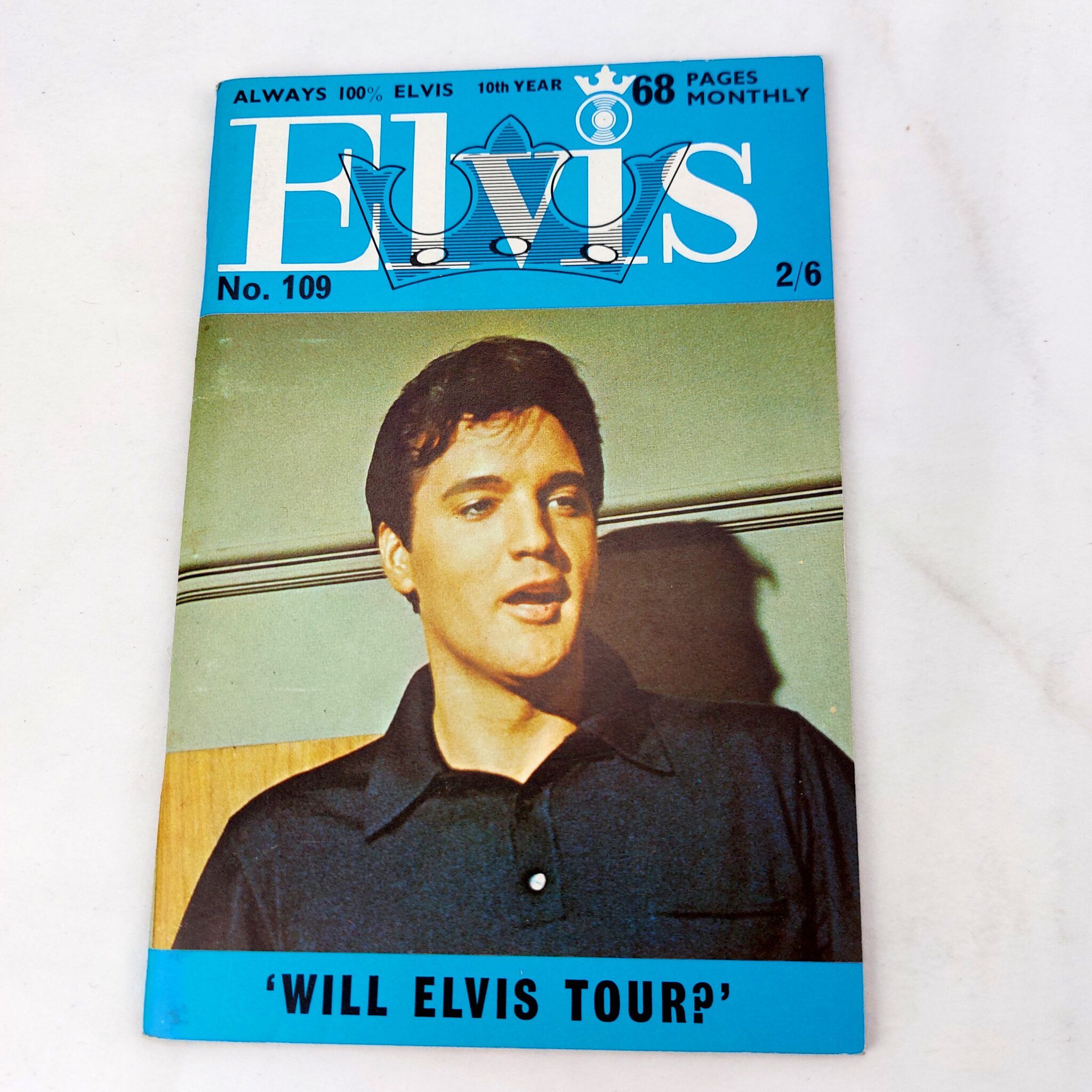 Original, 1960-2000, Elvis Monthly Magazine – Issue No. 109, 10th Year ...