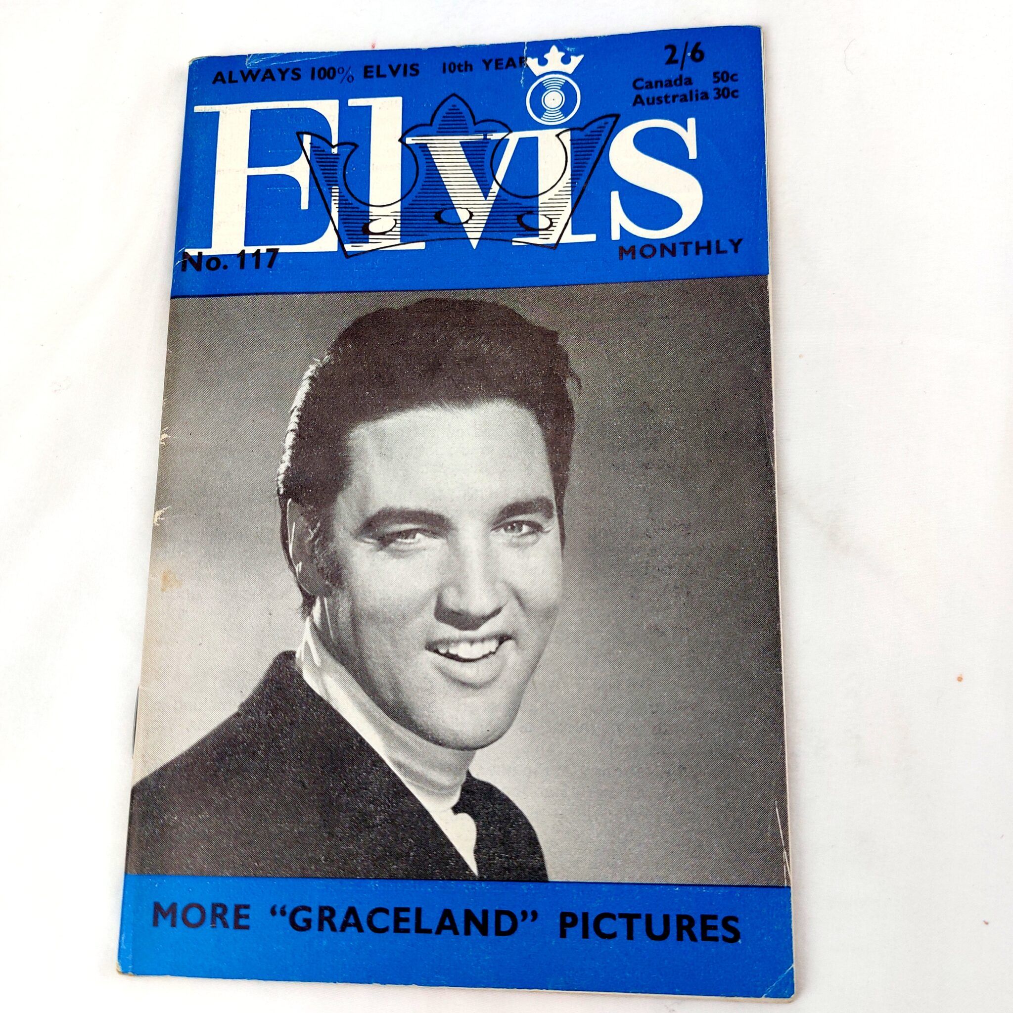 Original, 1960-2000, Elvis Monthly Magazine – Issue No. 117, 10th Year ...