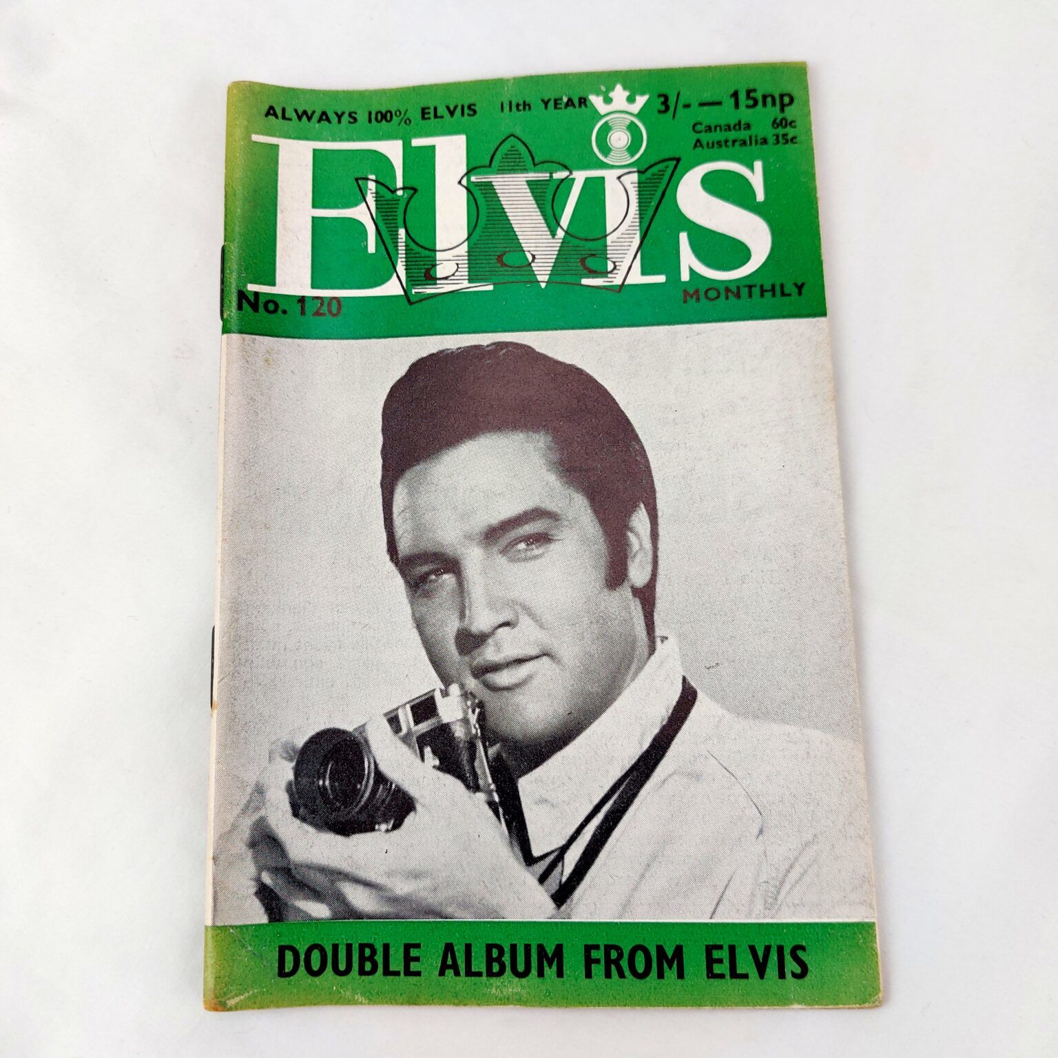 Original, 1960-2000, Elvis Monthly Magazine – Issue No. 120, 11th Year 