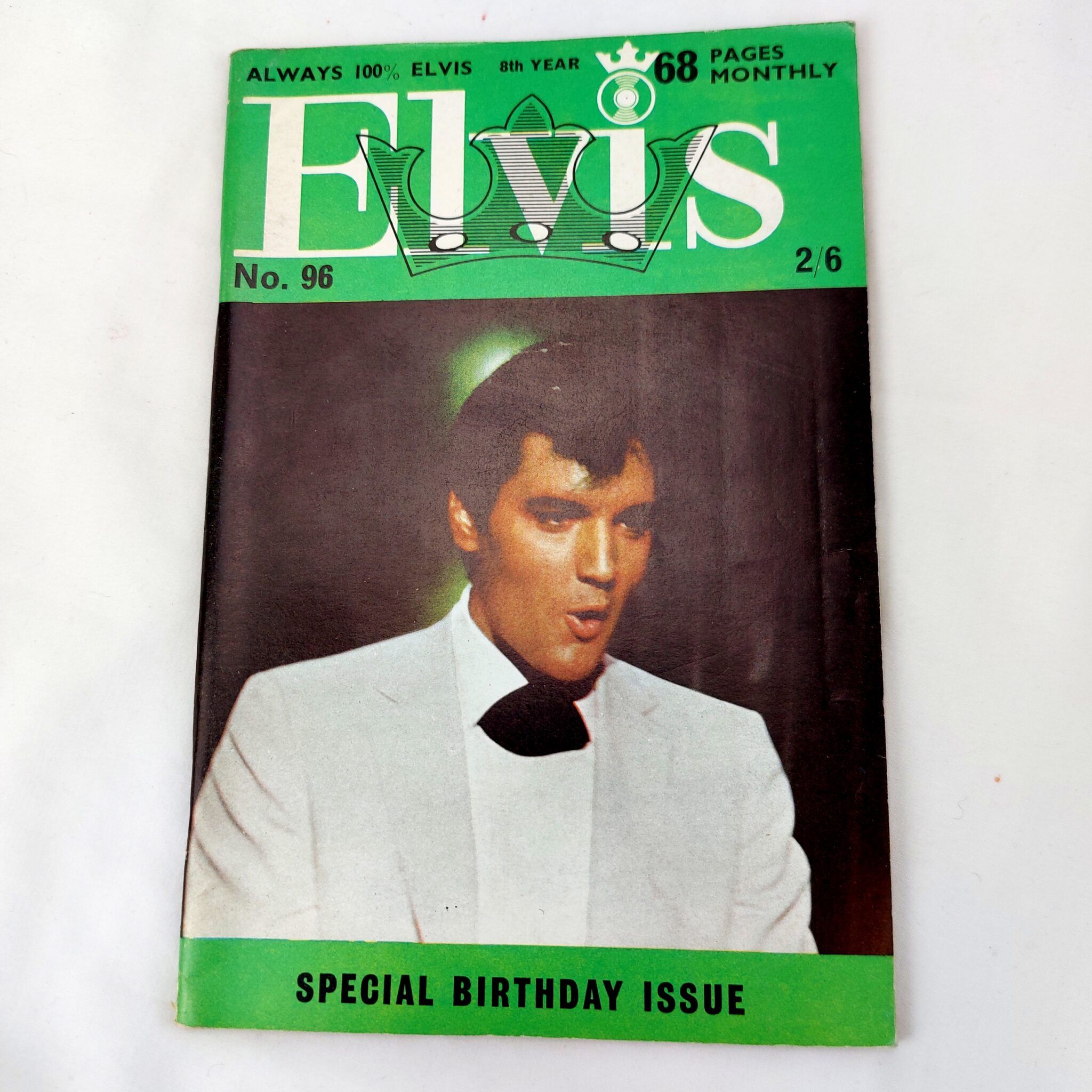 Original, 1960-2000, Elvis Monthly Magazine – Issue No. 96, 8th Year ...