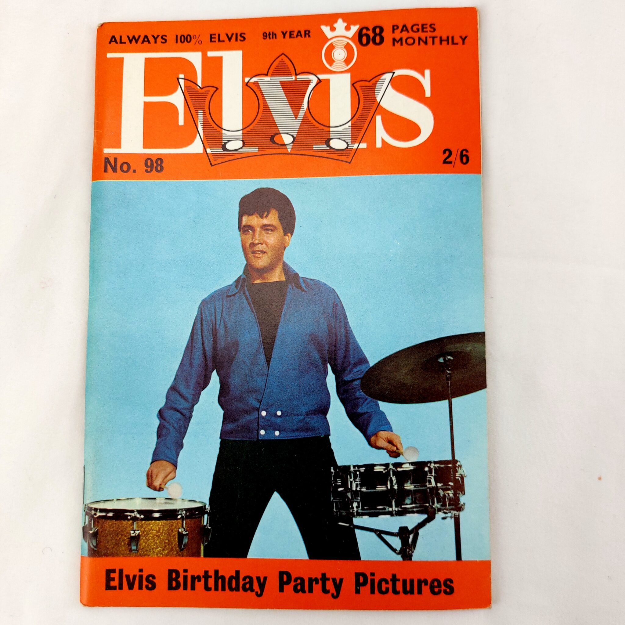 Original, 1960-2000, Elvis Monthly Magazine – Issue No. 98, 9th Year ...