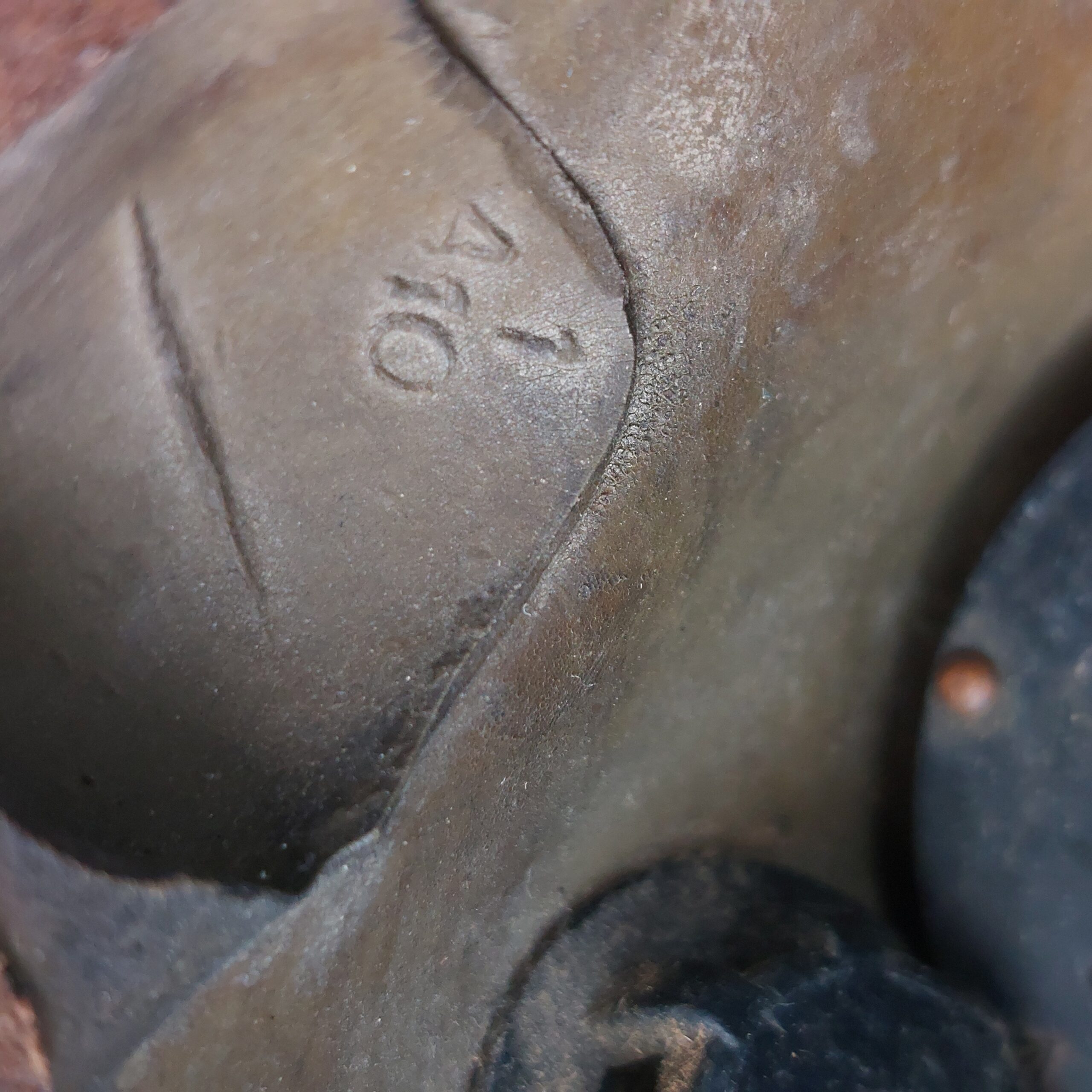 British, WW2, Battle of Britain, RAF Air Ministry Marked Type C 2nd Pattern Flying Helmet with Receiver 10A13466, Mark 1VB Goggles 22C167, G Type Oxygen Mask with Type 48 Magnetic Mi (23)