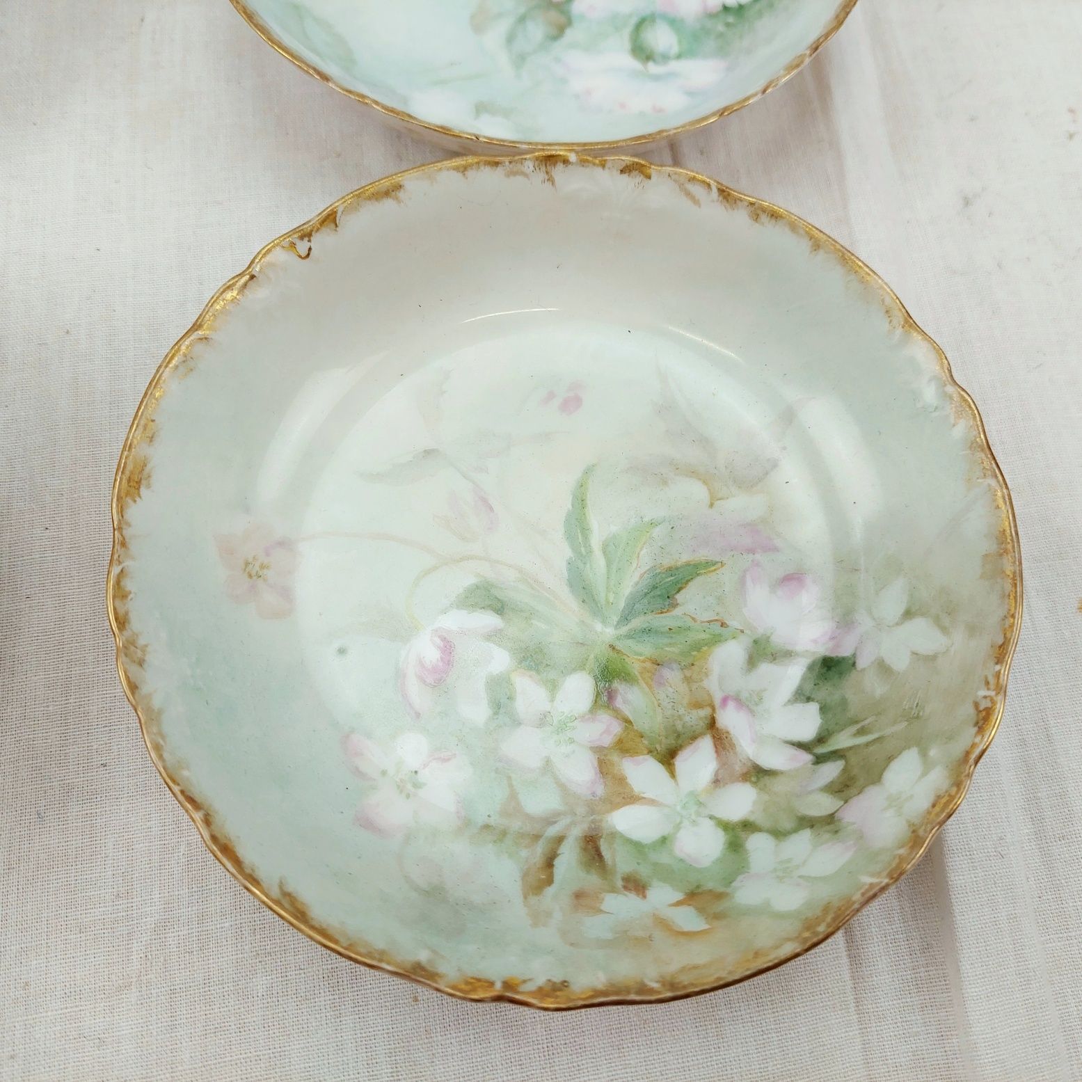 JA_2676167943 - c1890 Set of 6 Tea Plates & 4 Saucers by Jean Pouyat Limoges (11)