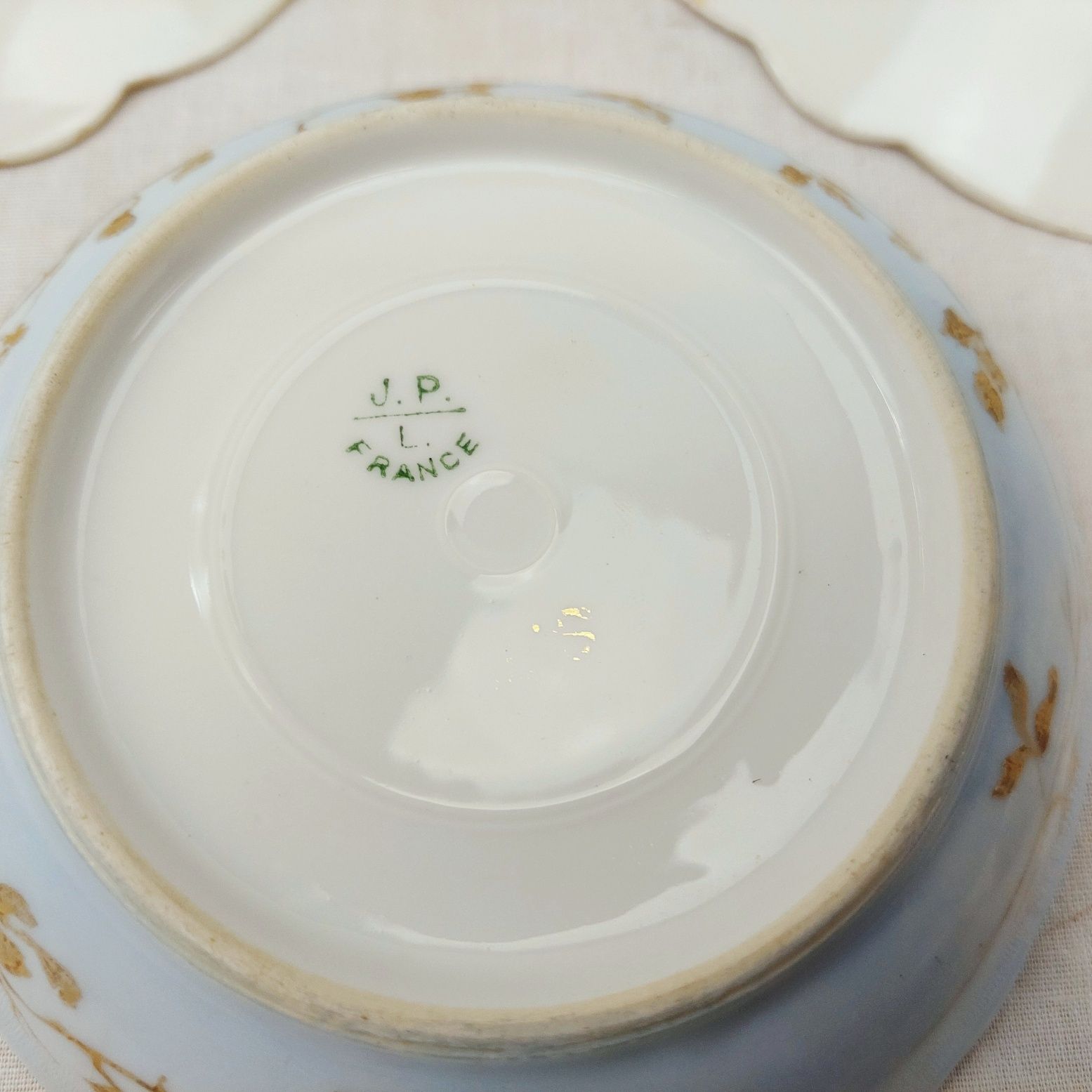 JA_2676167943 - c1890 Set of 6 Tea Plates & 4 Saucers by Jean Pouyat Limoges (14)