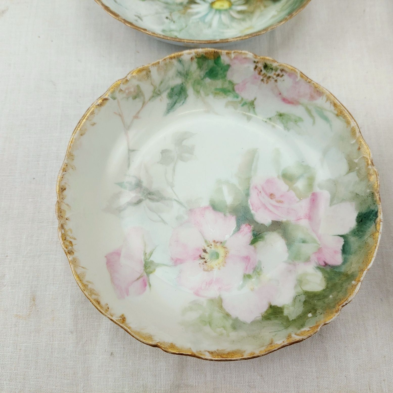 JA_2676167943 - c1890 Set of 6 Tea Plates & 4 Saucers by Jean Pouyat Limoges (9)