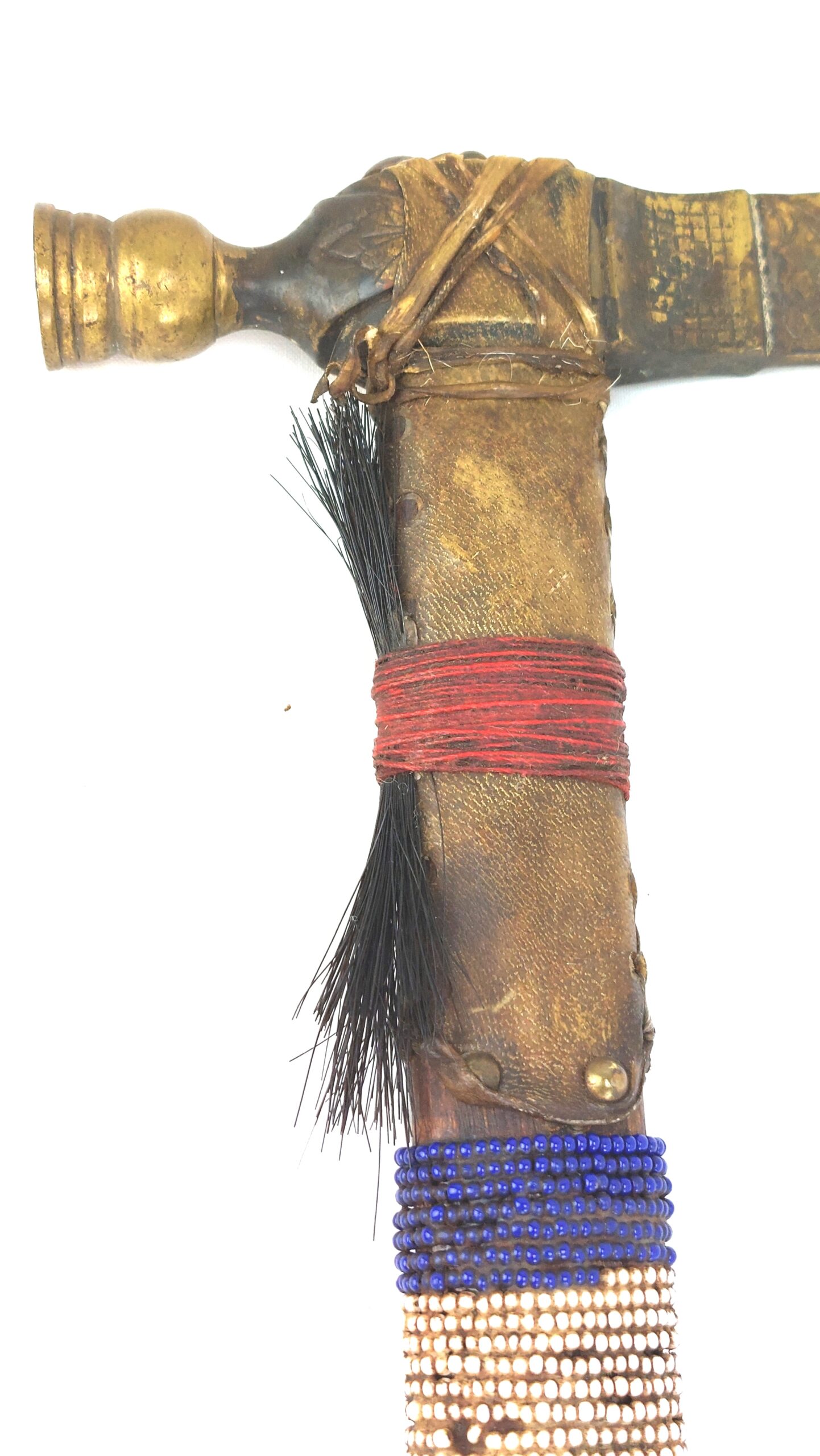USA, 19th Century, American Indian Tomahawk Peace Pipe (10)