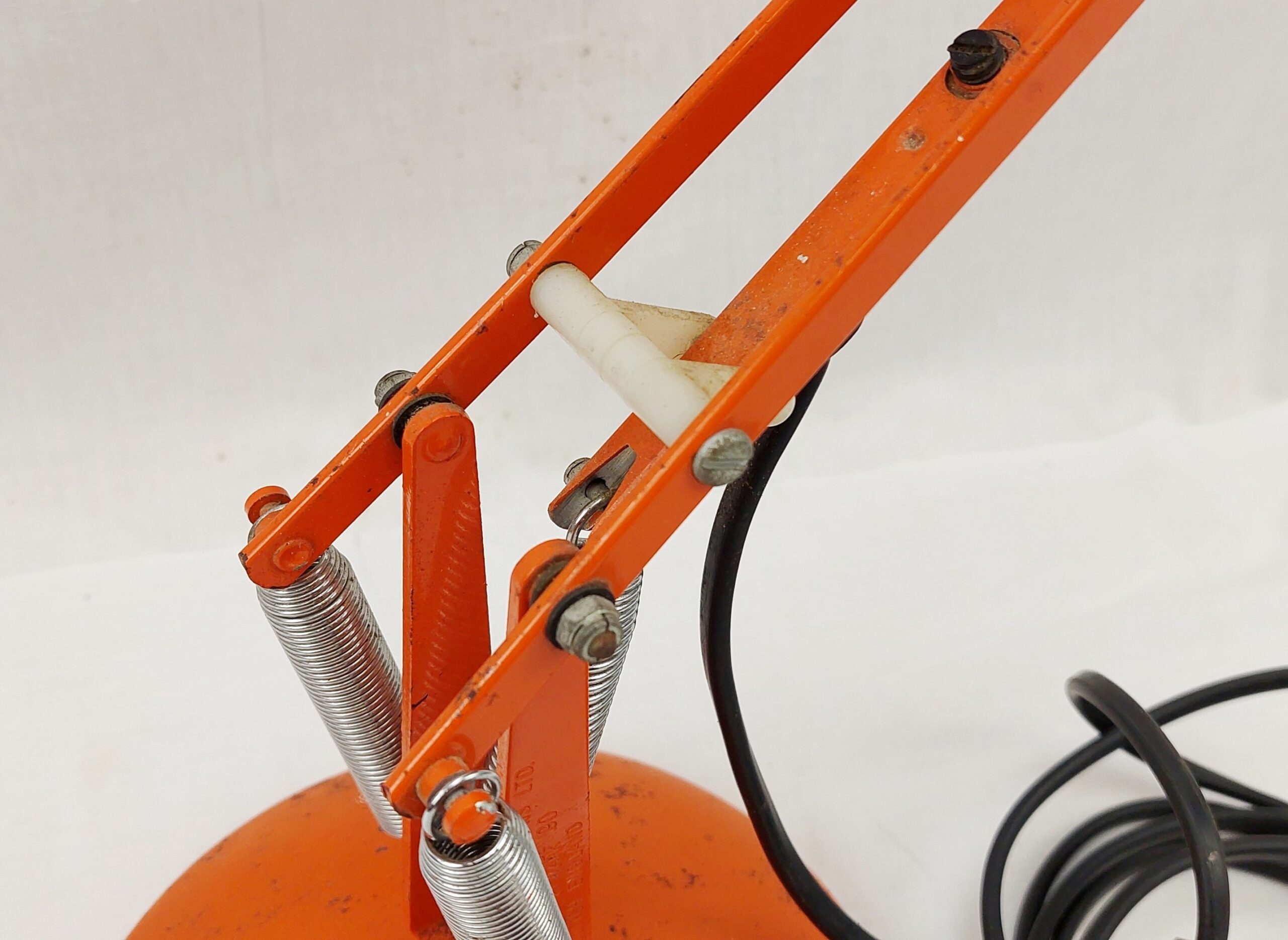 Vintage Orangle Anglepoise Type Desk Light 3