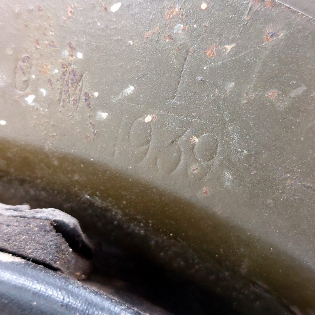 British, WW2, NFS (National Fire Service) Mark II Helmet, Size 7, Dated ...