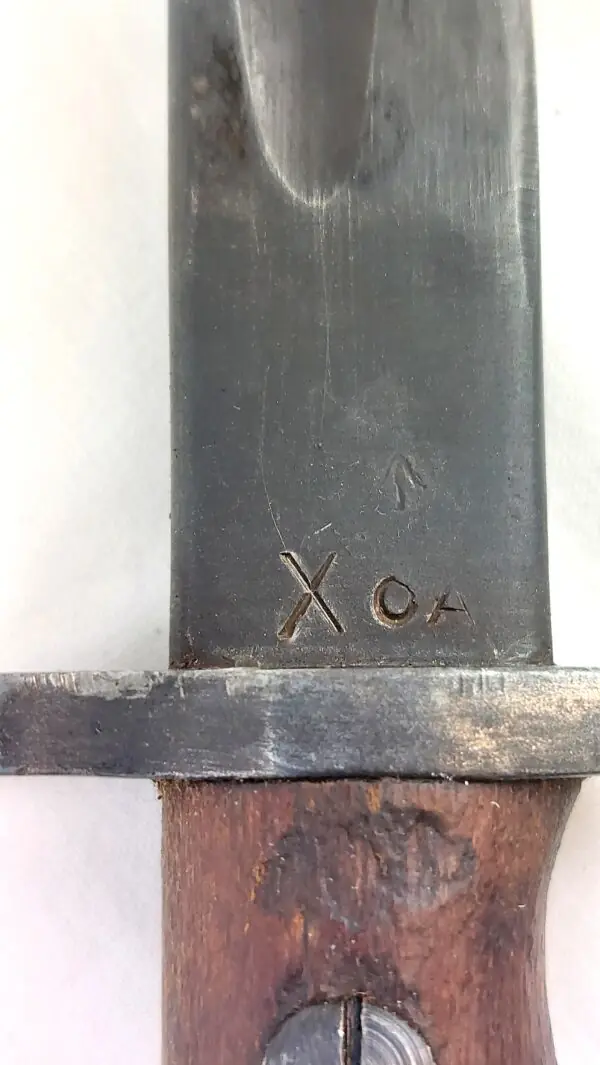 Australian, WW2, Owen Mk. I Submachine Gun Bayonet, Dated 1944