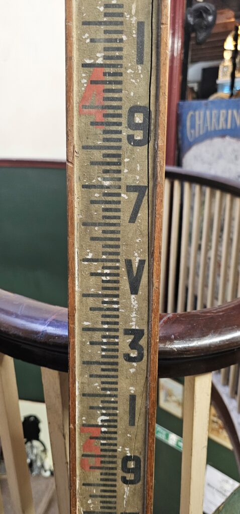 A Vintage Height or Survey Staff/Measuring Rod or Leveling staff #1 ...