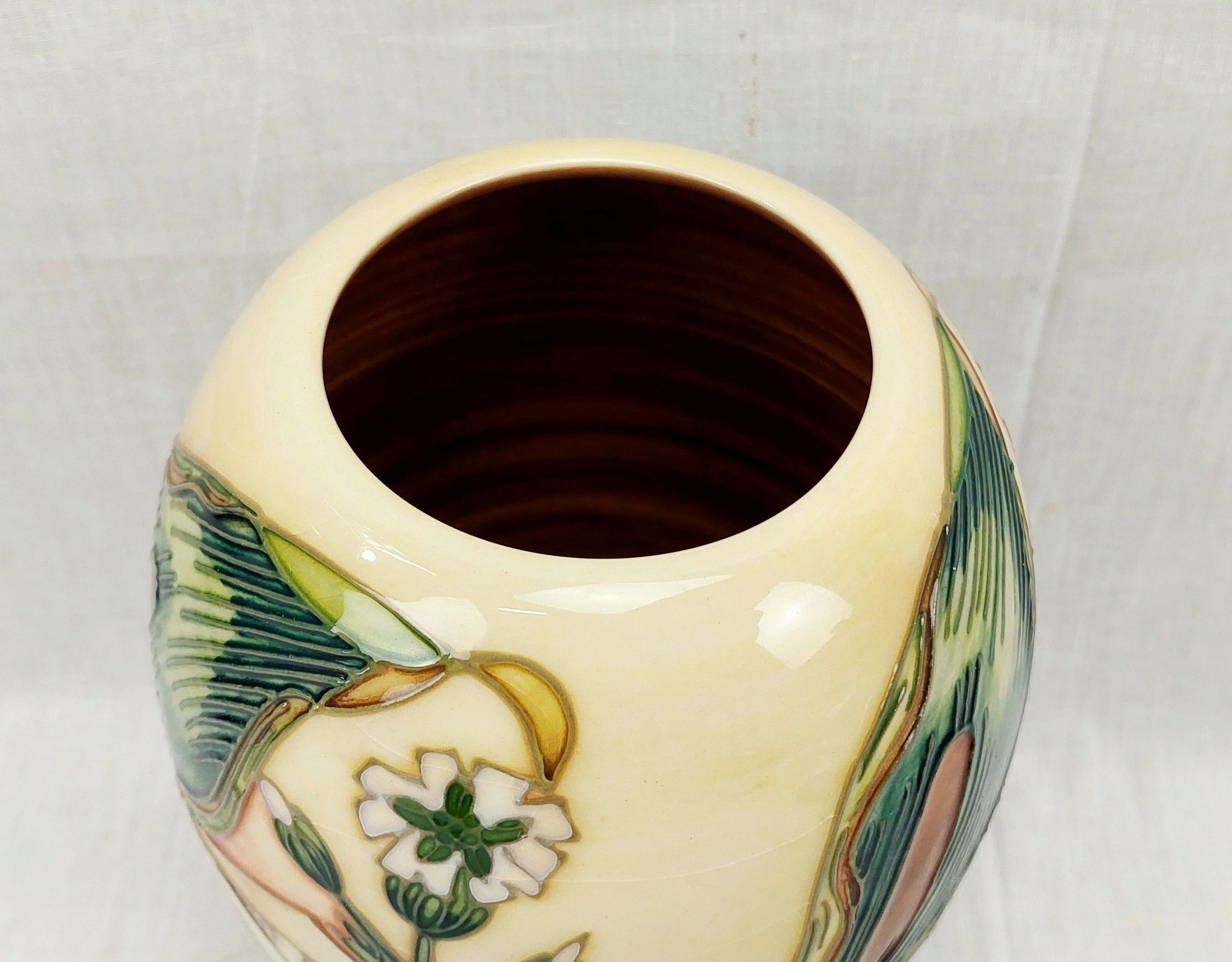 Moorcroft Limited Edition Underwood Pattern Vase 4