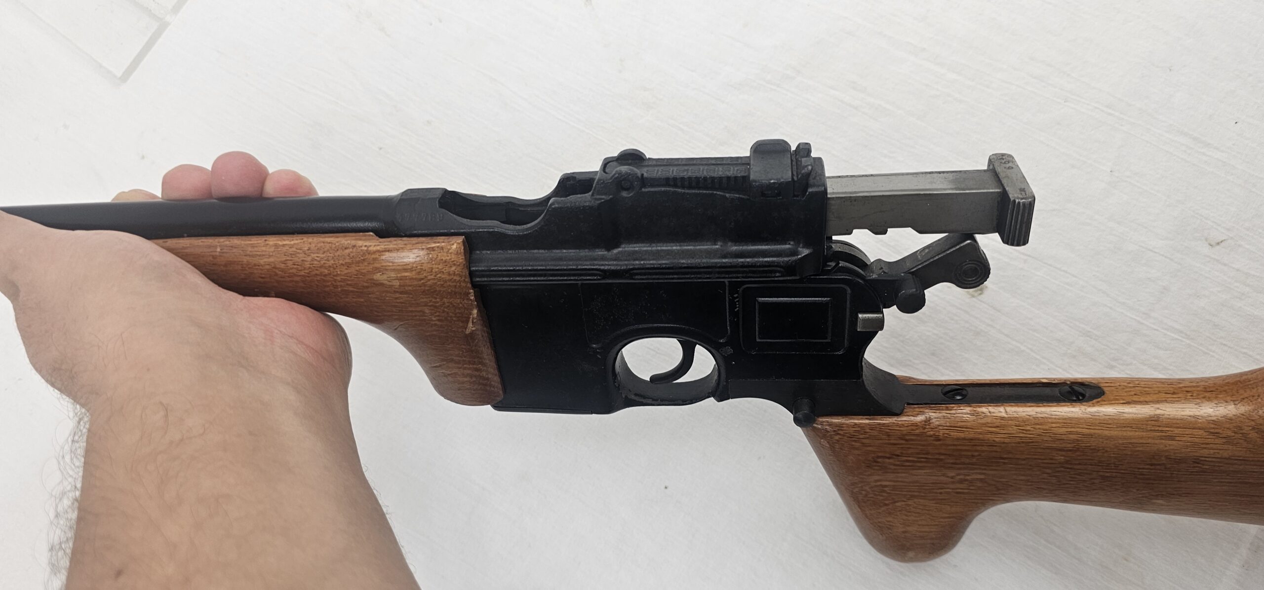 German Mauser Bolo C96 7.62mm Carbine With Later Wooden Box - Image 36