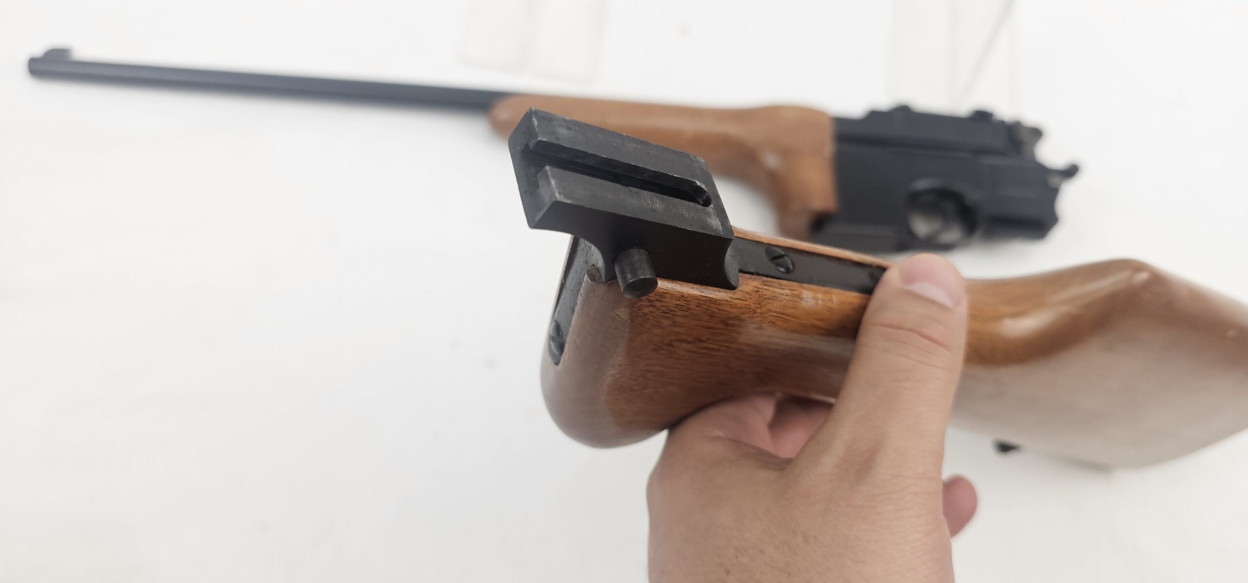 German Mauser Bolo C96 7.62mm Carbine With Later Wooden Box - Image 38