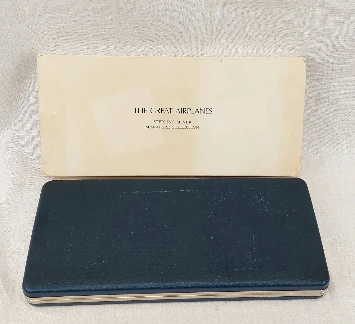 Franklin Mint 1978 The Great Airplanes 50 Sterling Silver Ingots 7