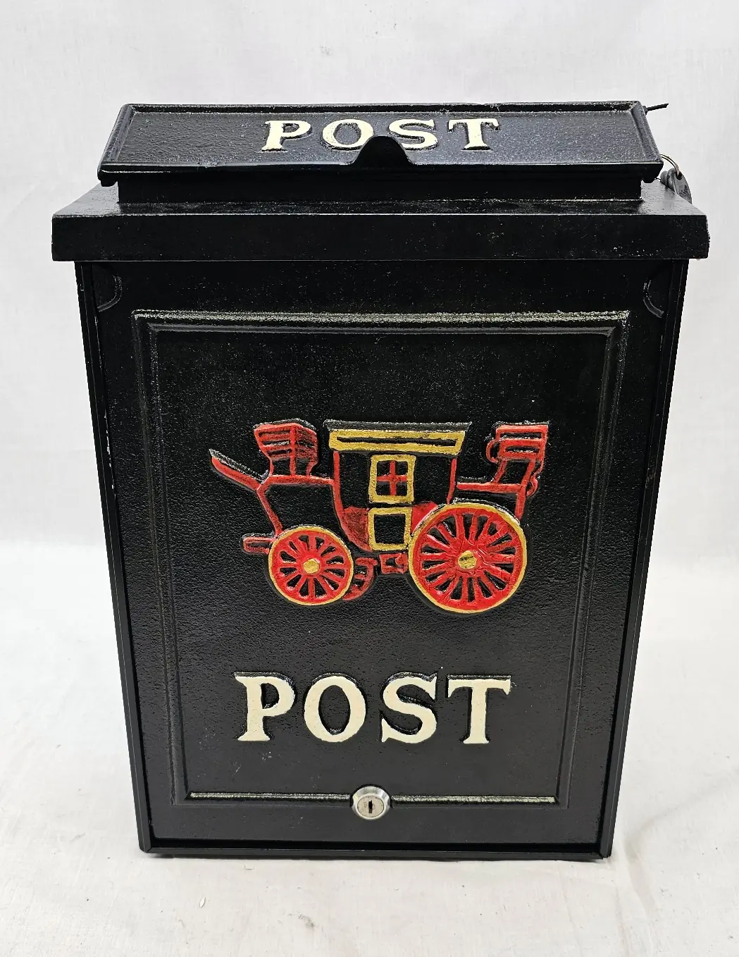 Vintage Cast Iron Post Box (1)