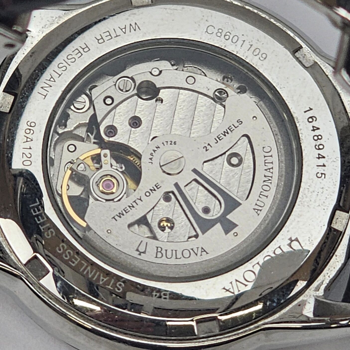 Bulova C8601109 Automatic Gents Watch 6