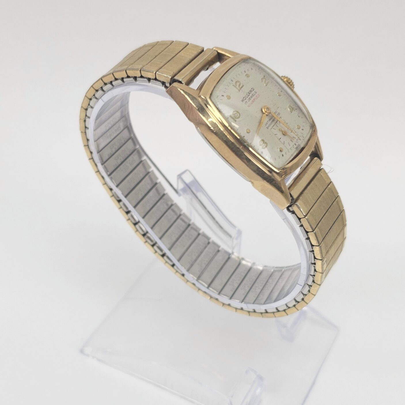Holland Nivaflex 17 Jewel Manual Wind Gold Plated Gents Watch 4