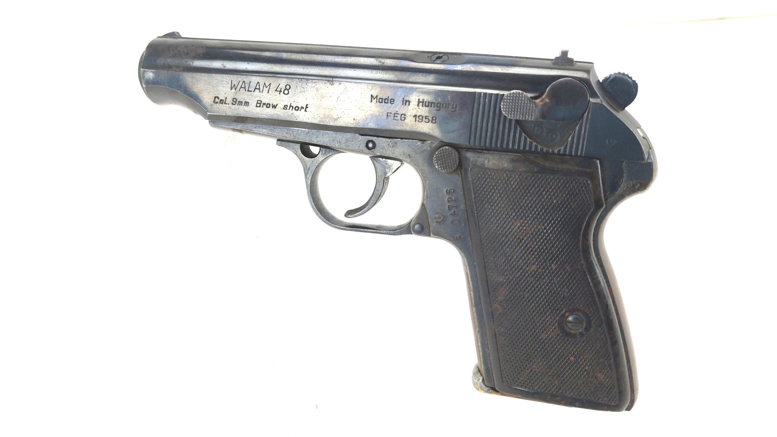 Hungary, 1958, Walam 48 Pistol, Made by FEG, Deactivated (3)