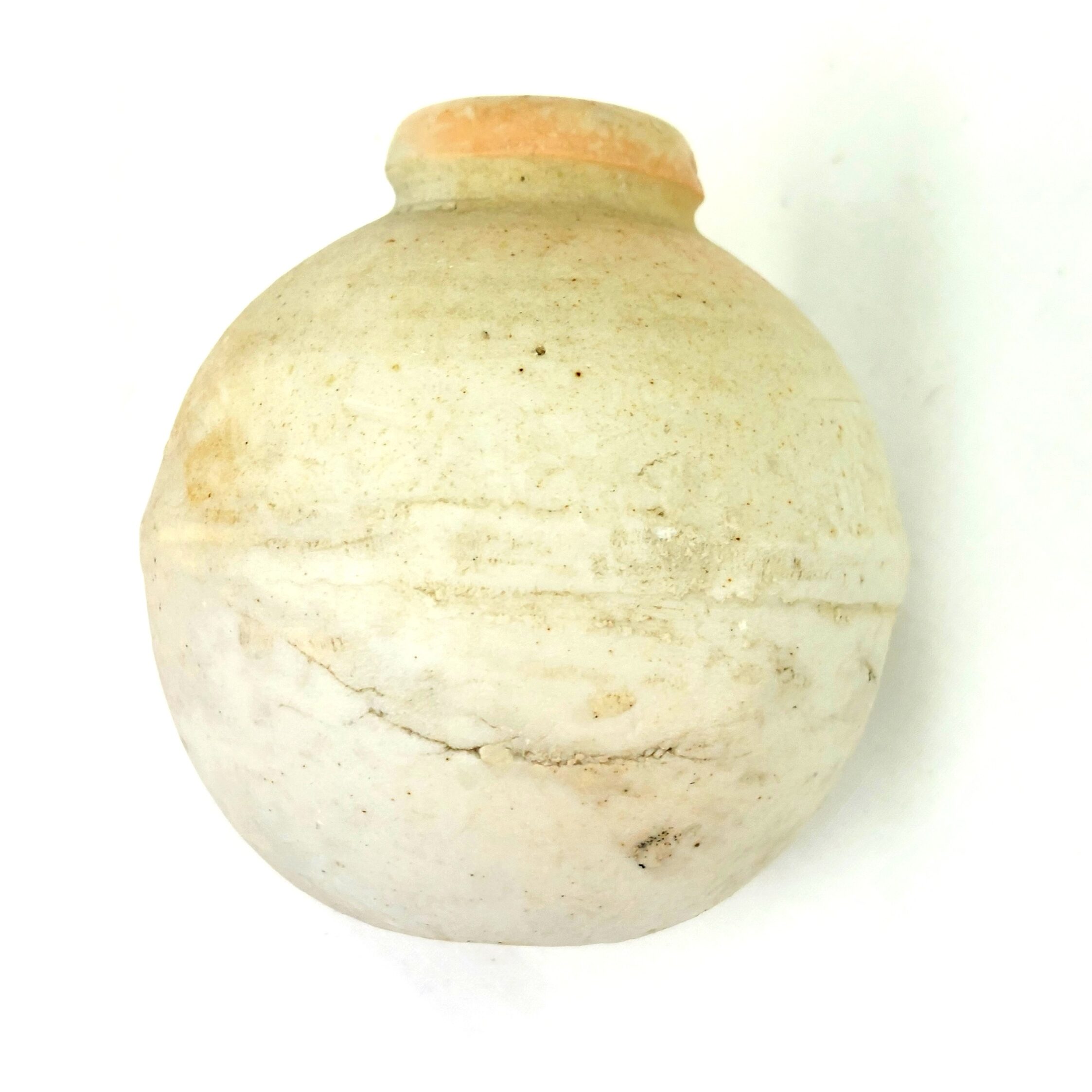 Japanese, WW2, Type 4 Last Ditch White Ceramic Hand Grenade, Inert (3)