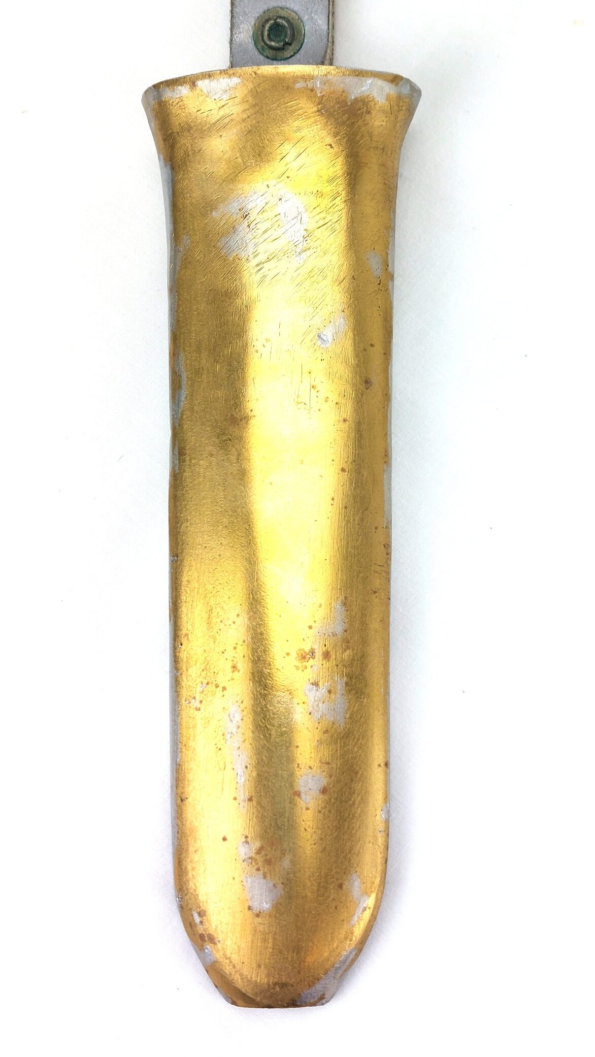 Late War European Naval Diver’s Knife with Tinned Brass Scabbard, Likely by Siebe Gorman & Co Ltd (14)