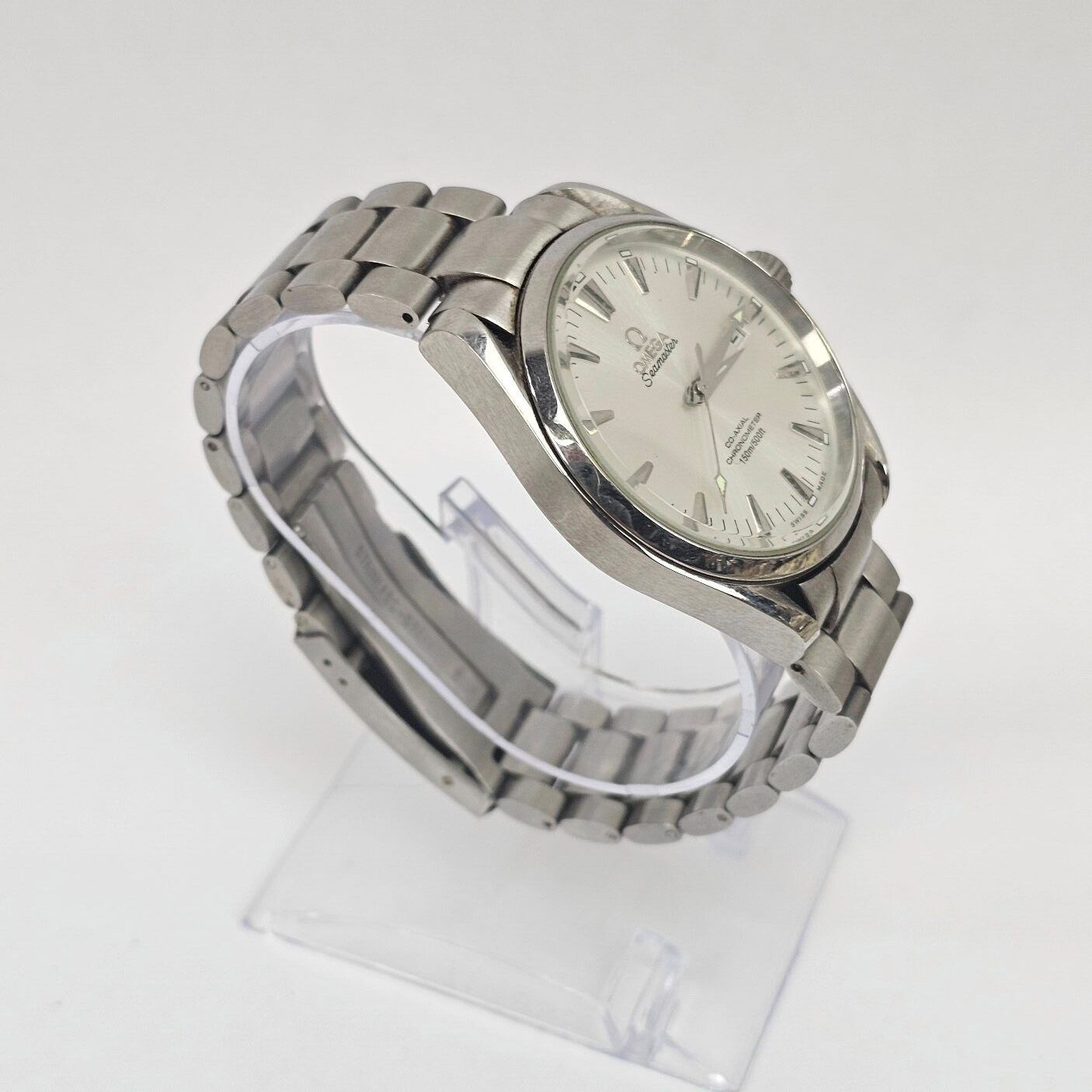 Omega Seamaster Co-axial Chronometer Aqua Terra 150m Stainless Steel Automatic Mens Watch 4