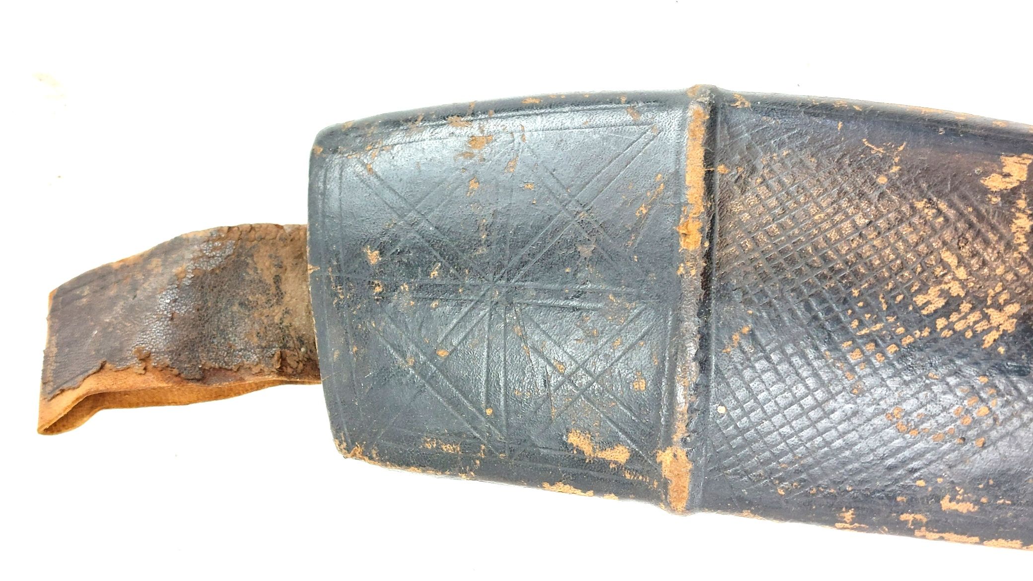Indian Bowie-Style Fighting Knife – Horn and Brass Hilt, Possibly by The Army Traders, Dehradun (17)