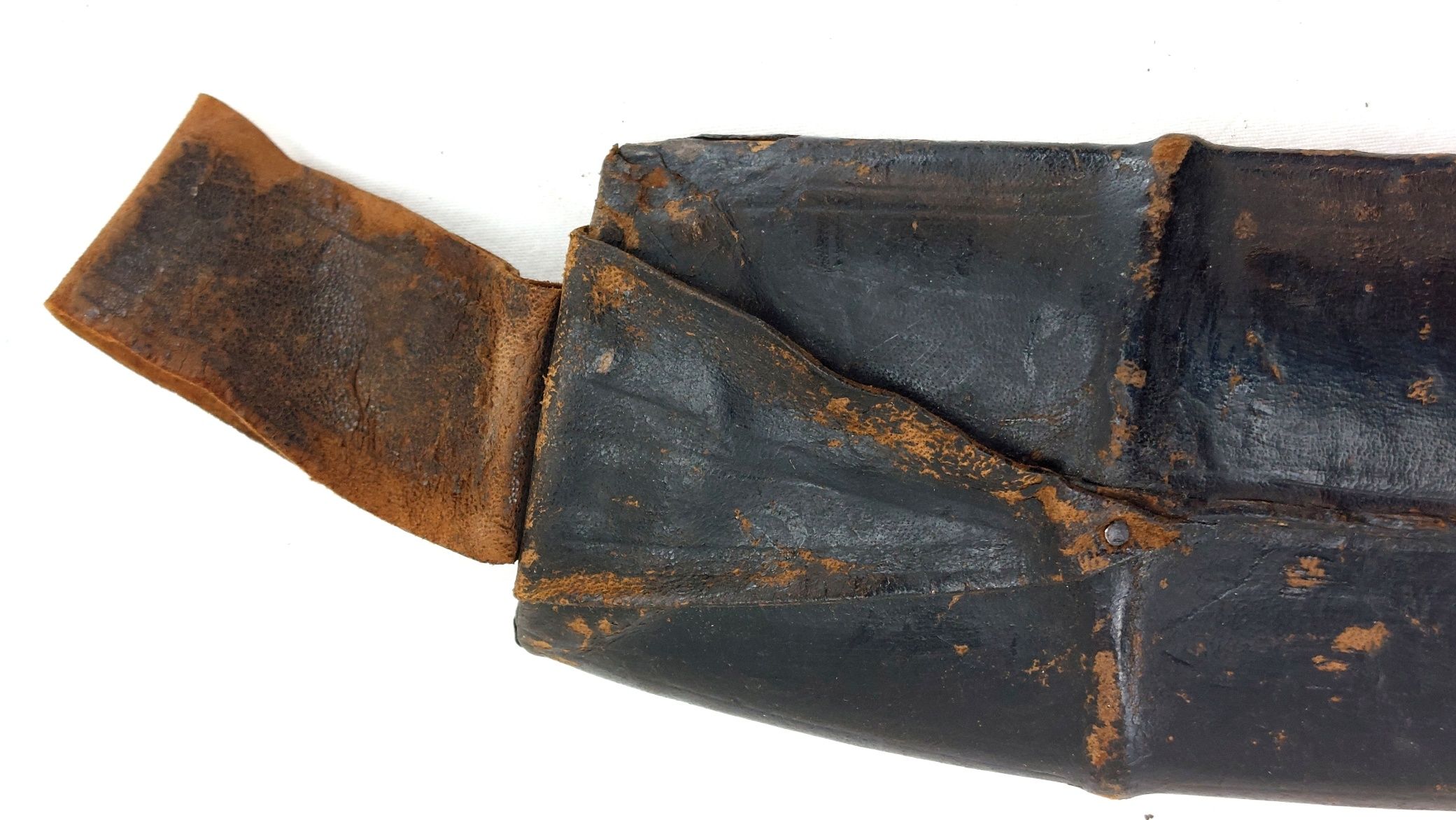 Indian Bowie-Style Fighting Knife – Horn and Brass Hilt, Possibly by The Army Traders, Dehradun (19)