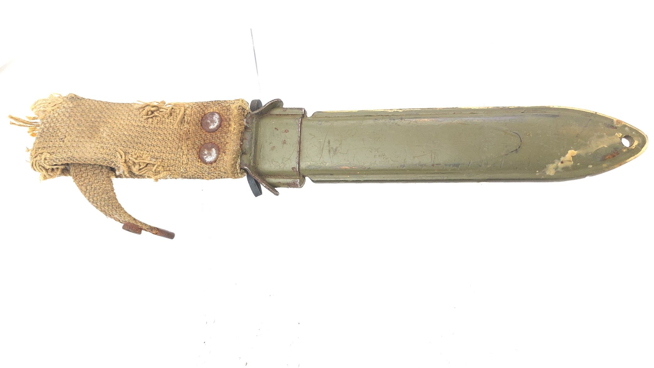 Reproduction, U.S., WW2, M3 Fighting Knife (S.W.I. 1943), with M6 Scabbard (19)