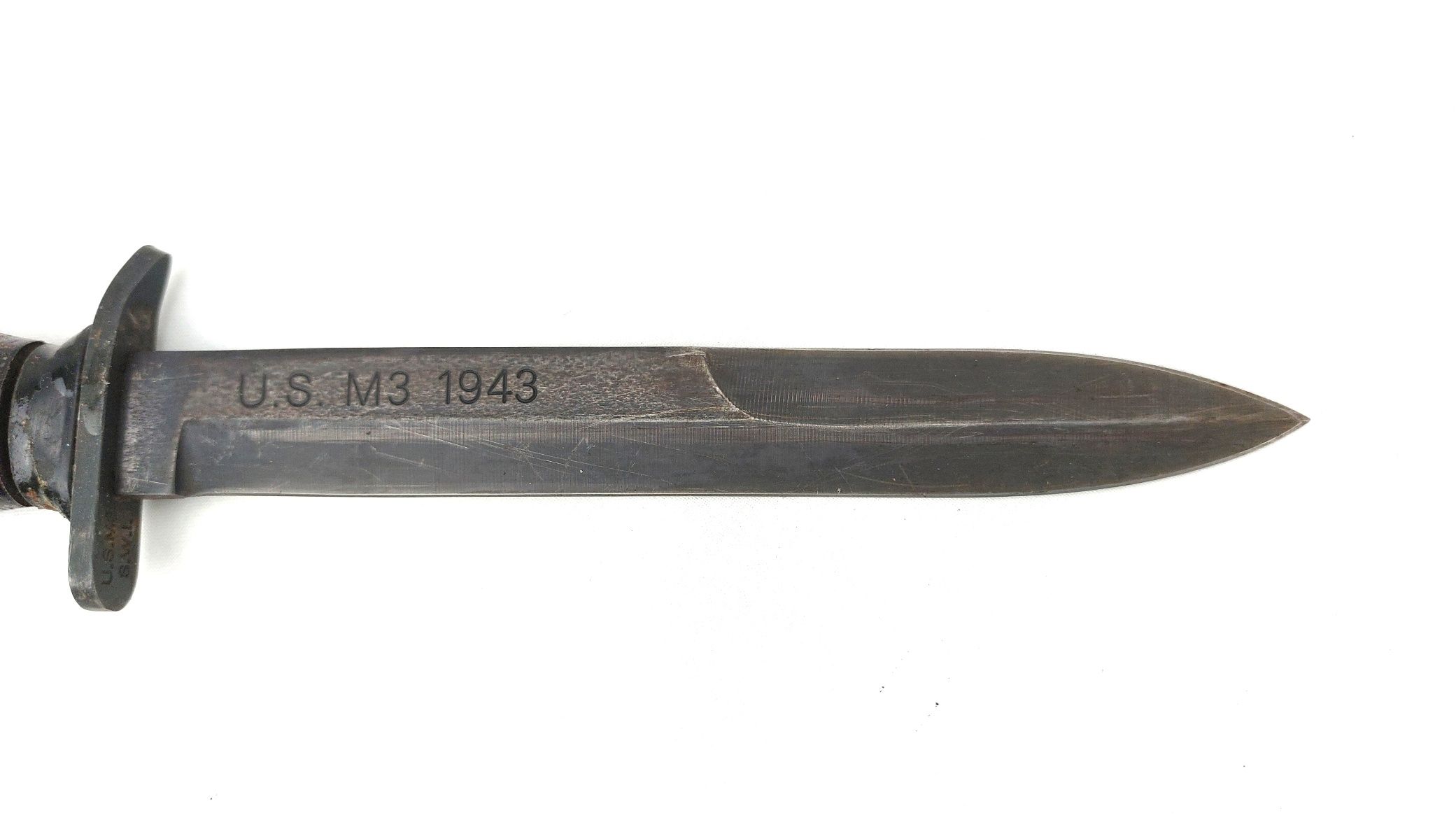 Reproduction, U.S., WW2, M3 Fighting Knife (S.W.I. 1943), with M6 Scabbard (5)