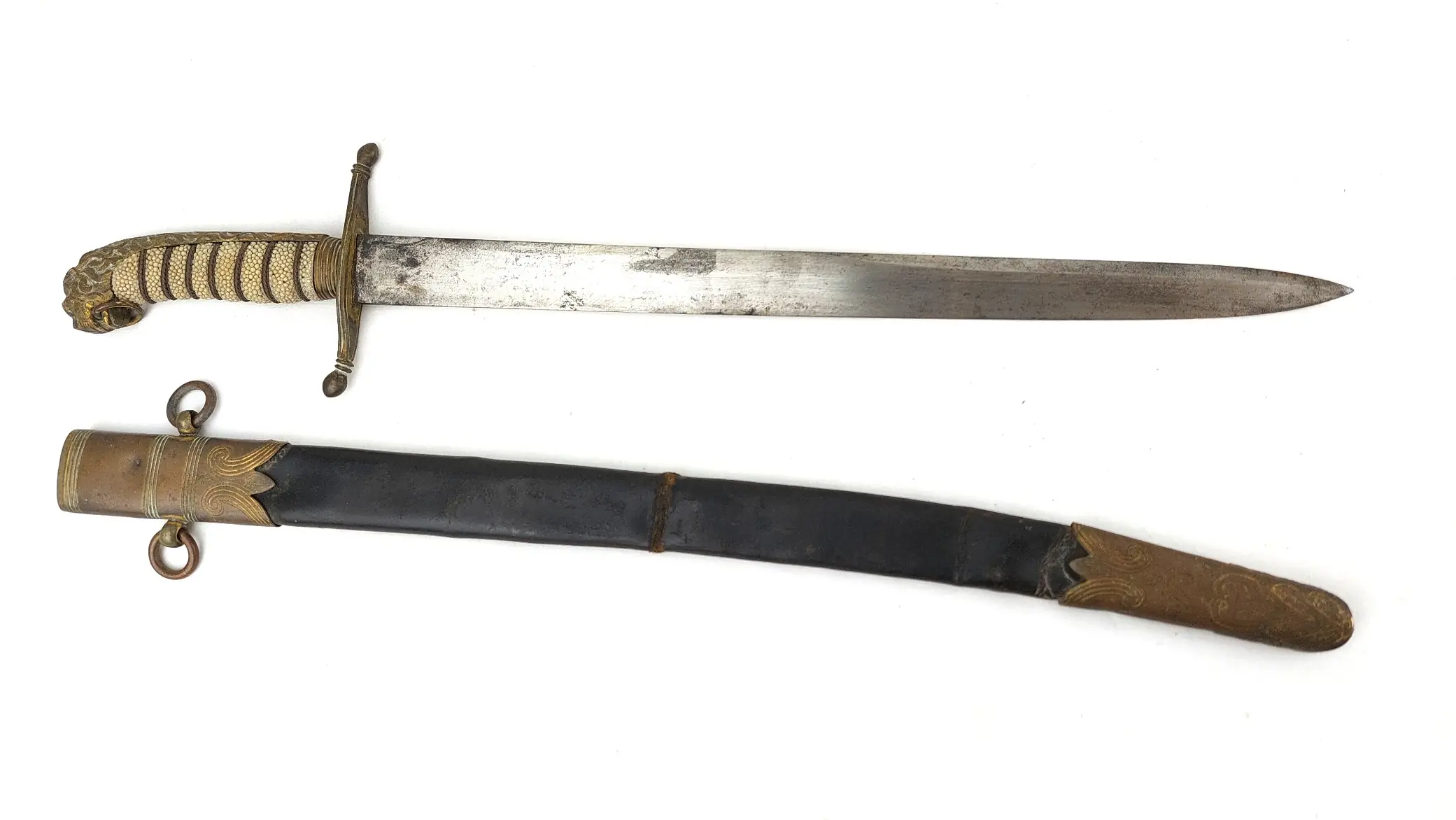 British, 1879 Pattern Naval Midshipman's Dirk — Short Sword (1)