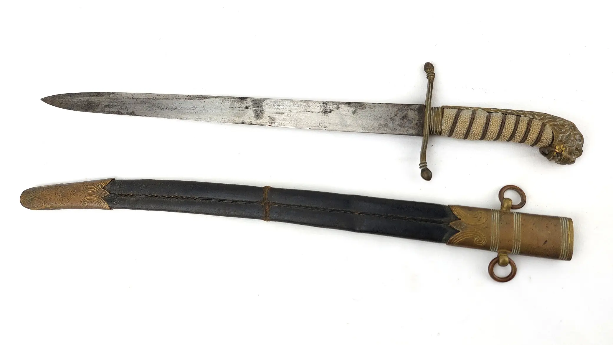 British, 1879 Pattern Naval Midshipman's Dirk — Short Sword (5)