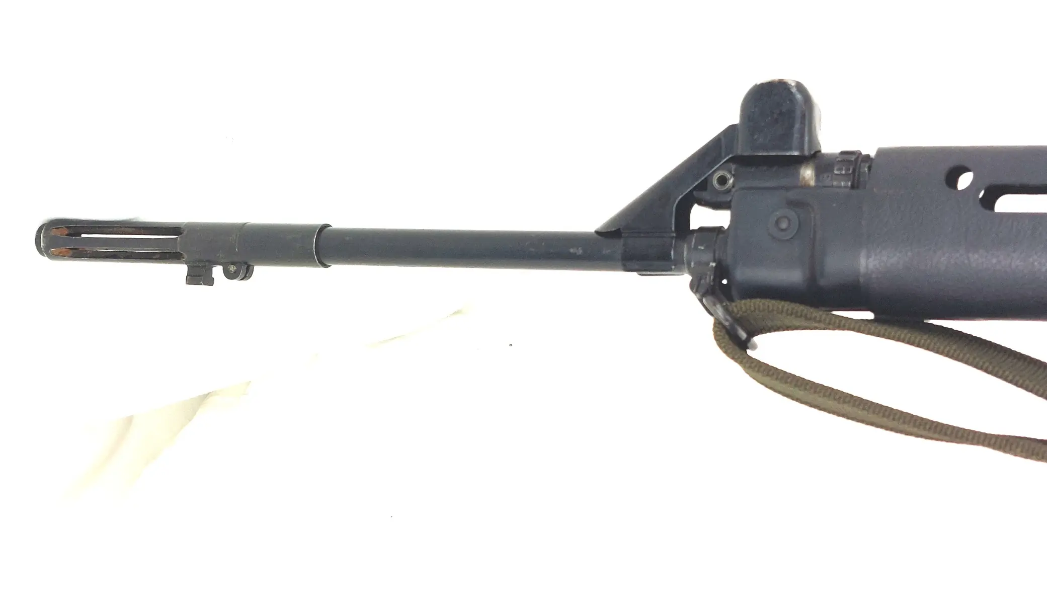 British, 1960, L1A1 SLR (Self-Loading Rifle), Withy Canvas Sling, Broad Arrow Magazine, Deactivated (10)