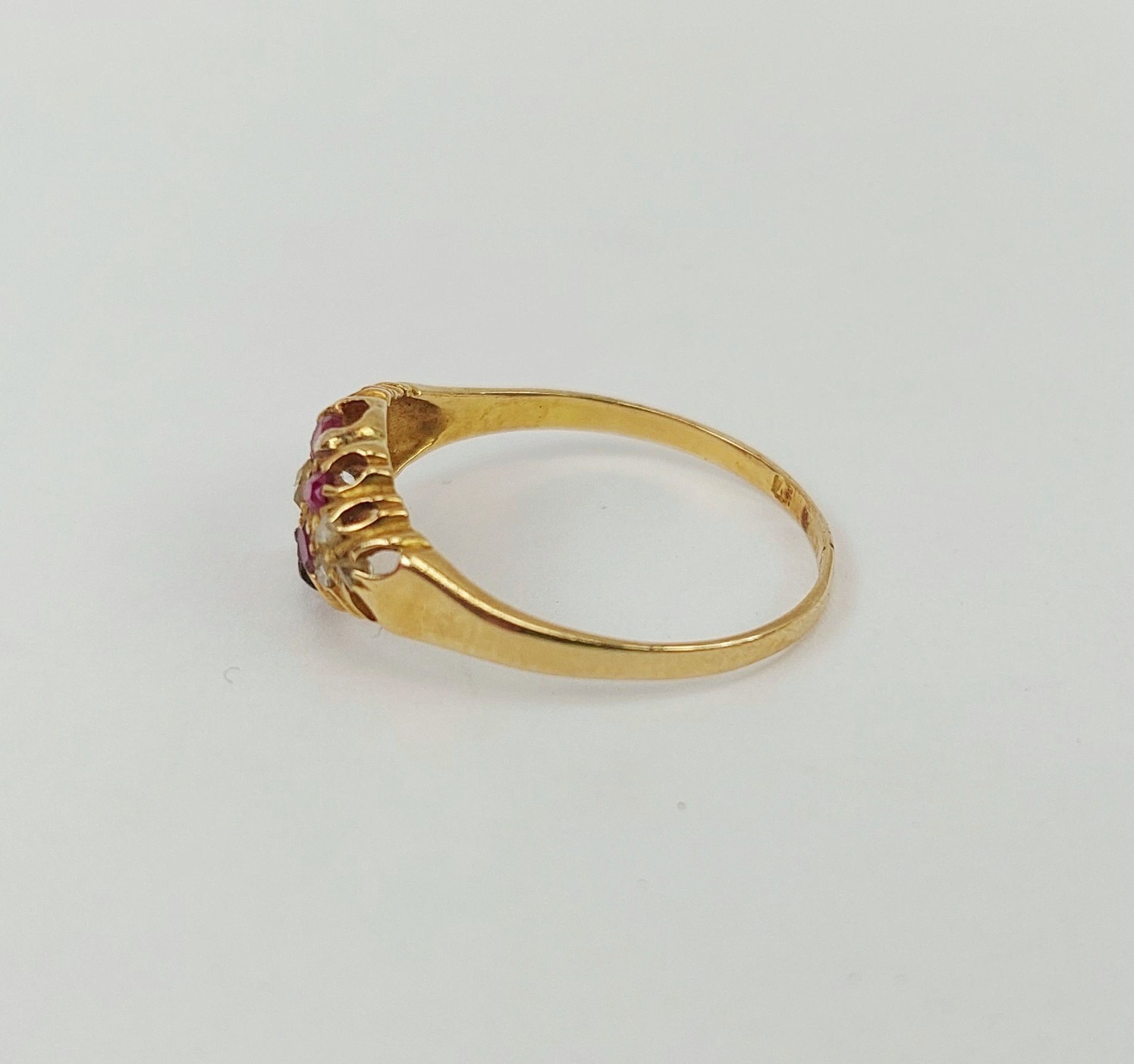 JA_3392206872 - 18ct Gold Ruby & Diamond Ring UK Size R+, US 9 (4)