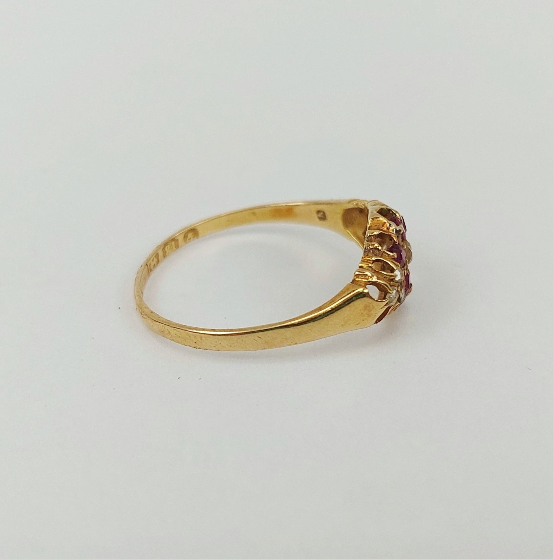 JA_3392206872 - 18ct Gold Ruby & Diamond Ring UK Size R+, US 9 (5)