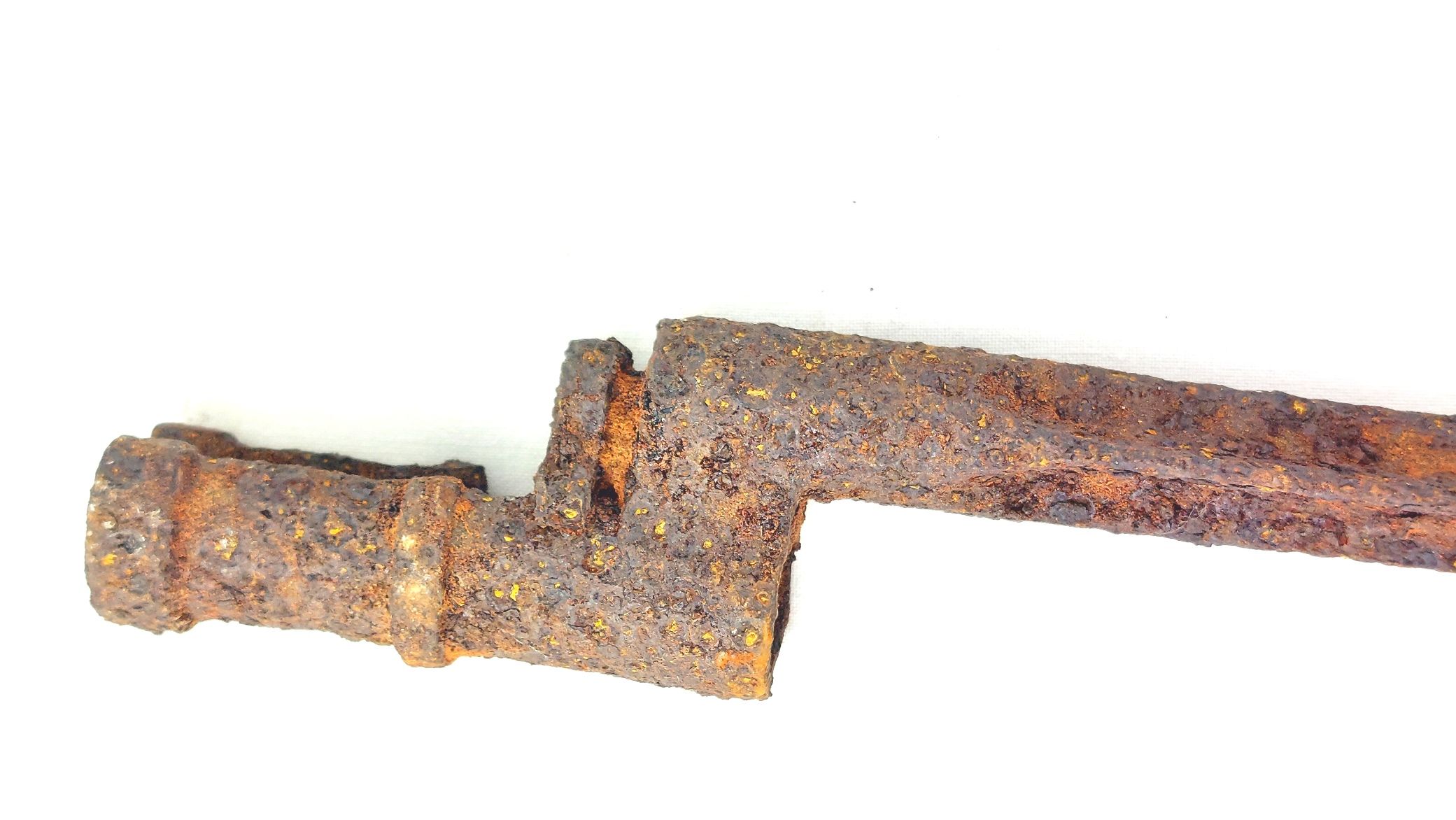 Soviet, WW2, M91-30 Socket Bayonet, Battlefield Relic, Found Königsberg, East Prussia, Mounted Display (5)