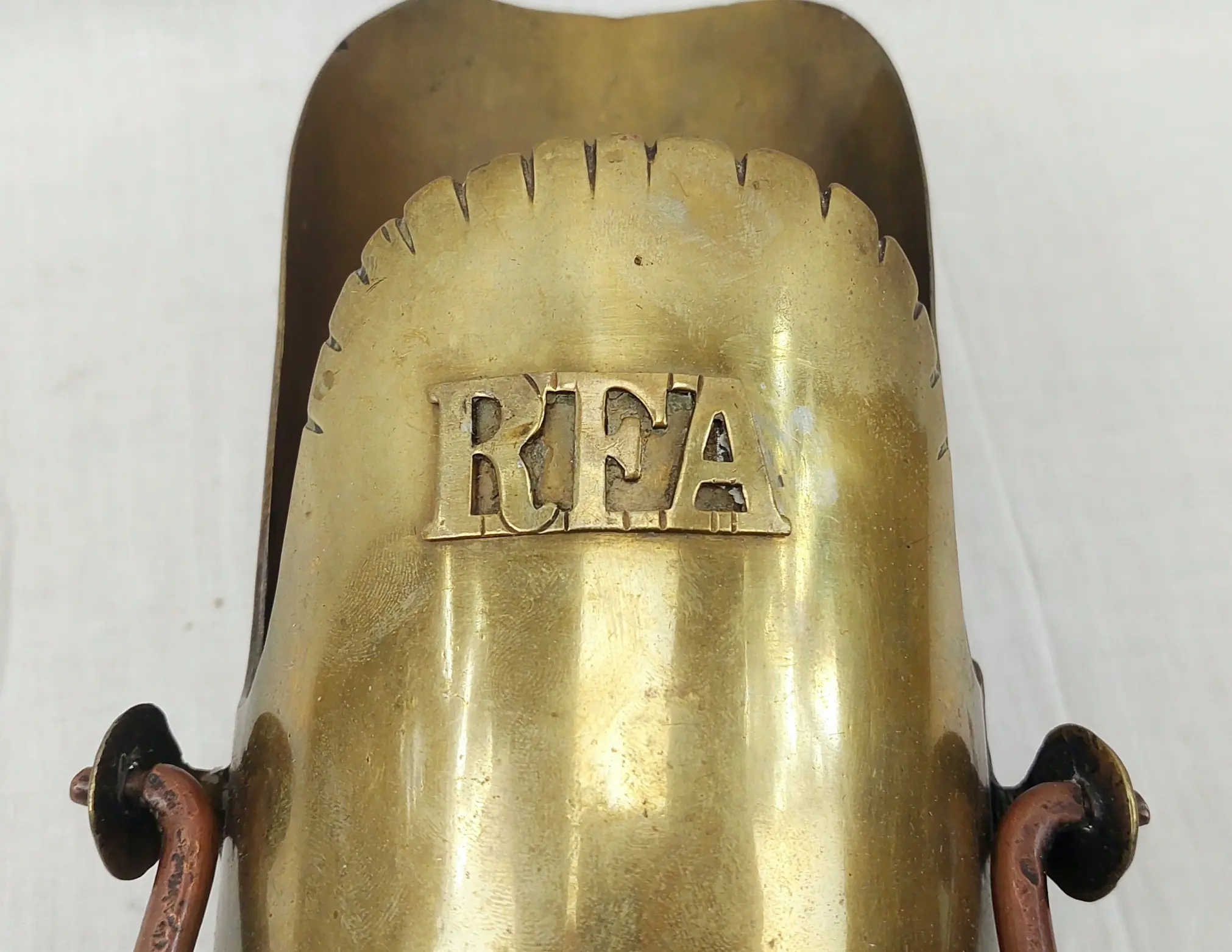1917 18 Pounder Royal Field Artillery Trench Art Coal Scuttle 2