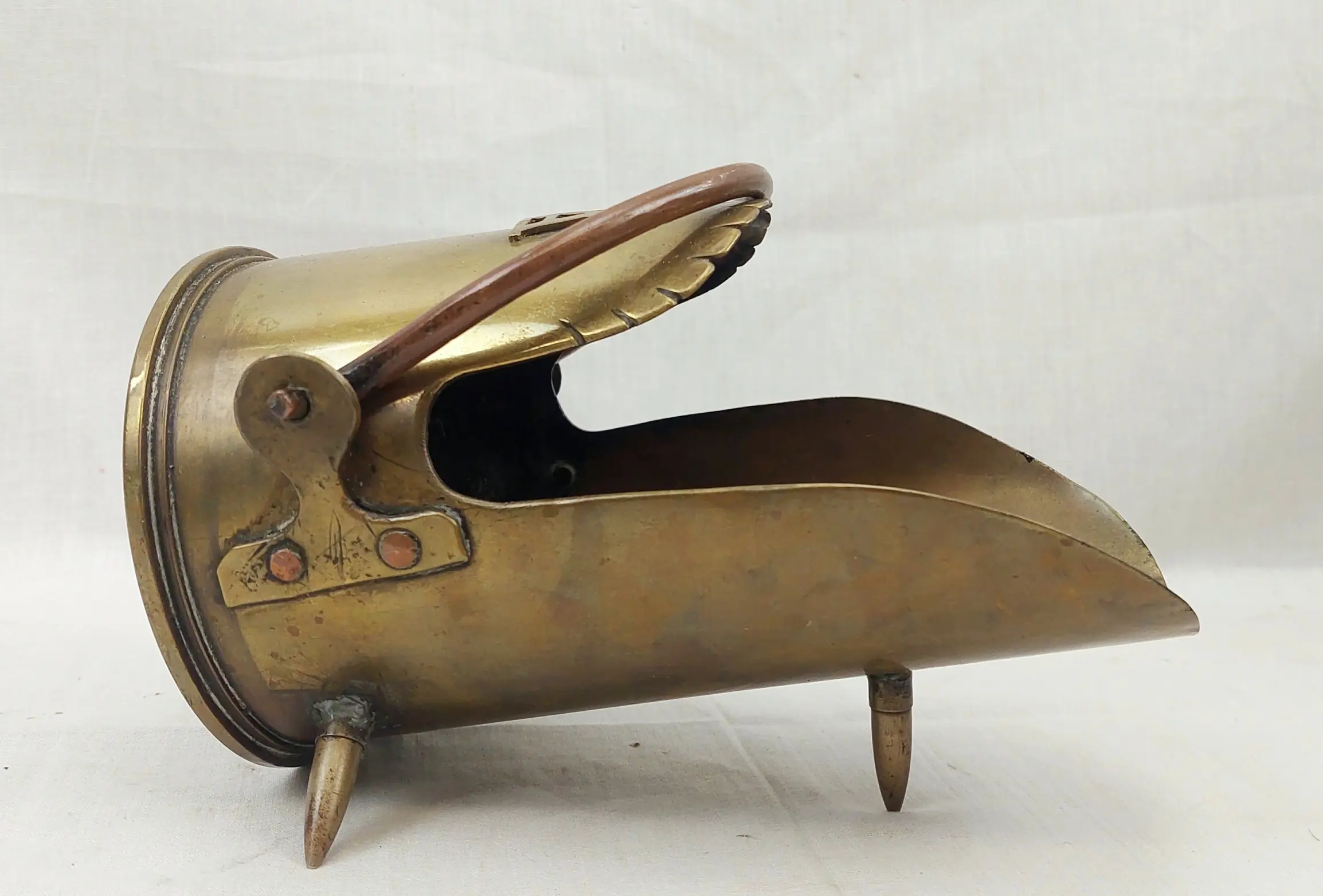 1917 18 Pounder Royal Field Artillery Trench Art Coal Scuttle 4