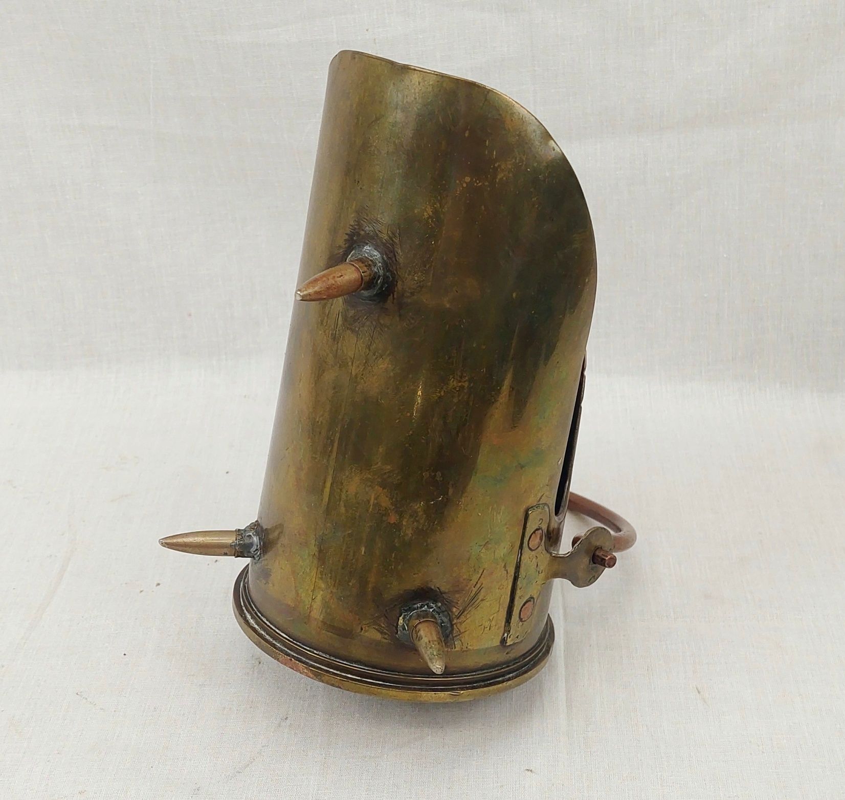 1917 18 Pounder Royal Field Artillery Trench Art Coal Scuttle 5