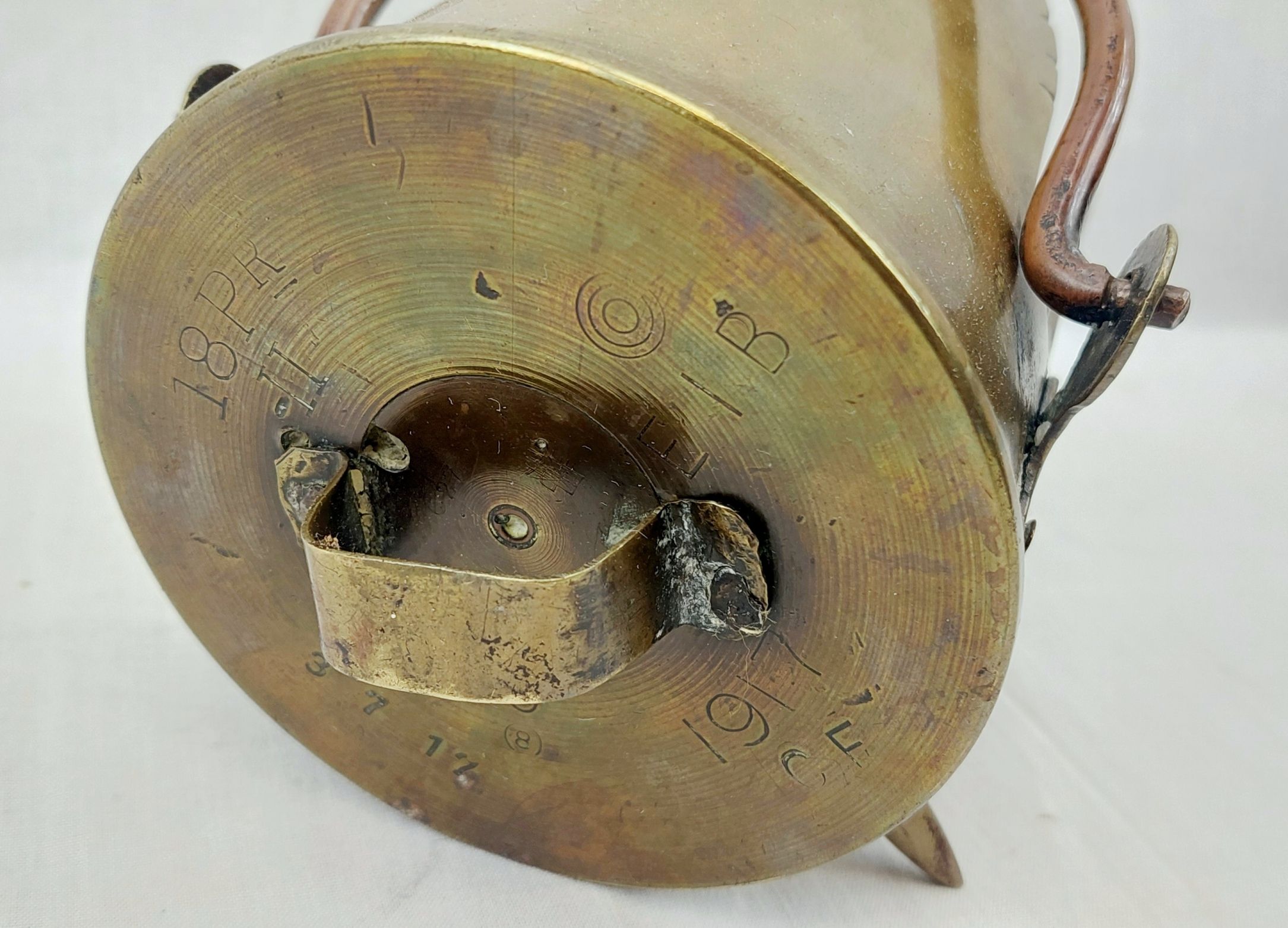 1917 18 Pounder Royal Horse Artillery Trench Art Coal Scuttle 3