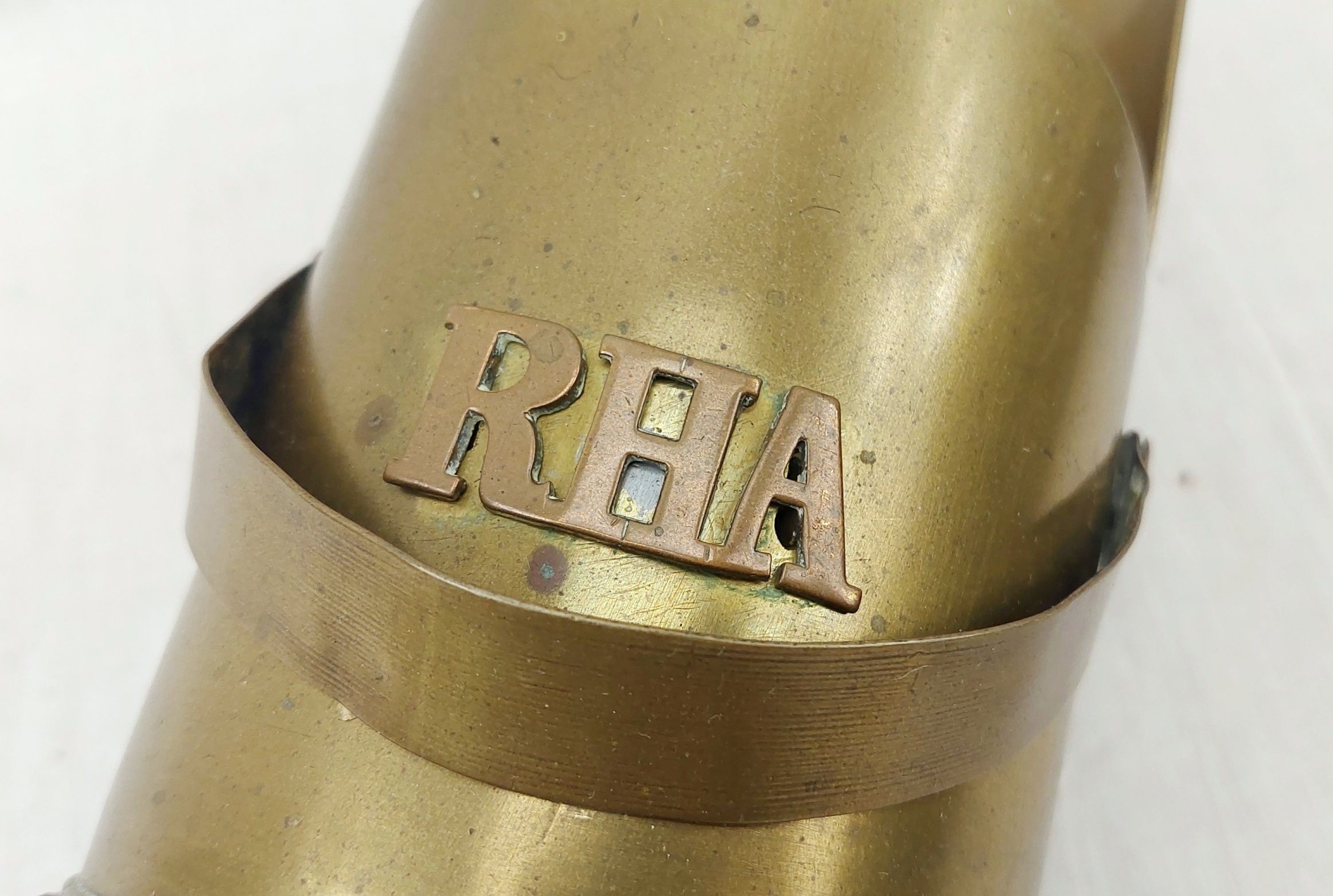 1917 18 Pounder Royal Horse Artillery Trench Art Coal Scuttle 7