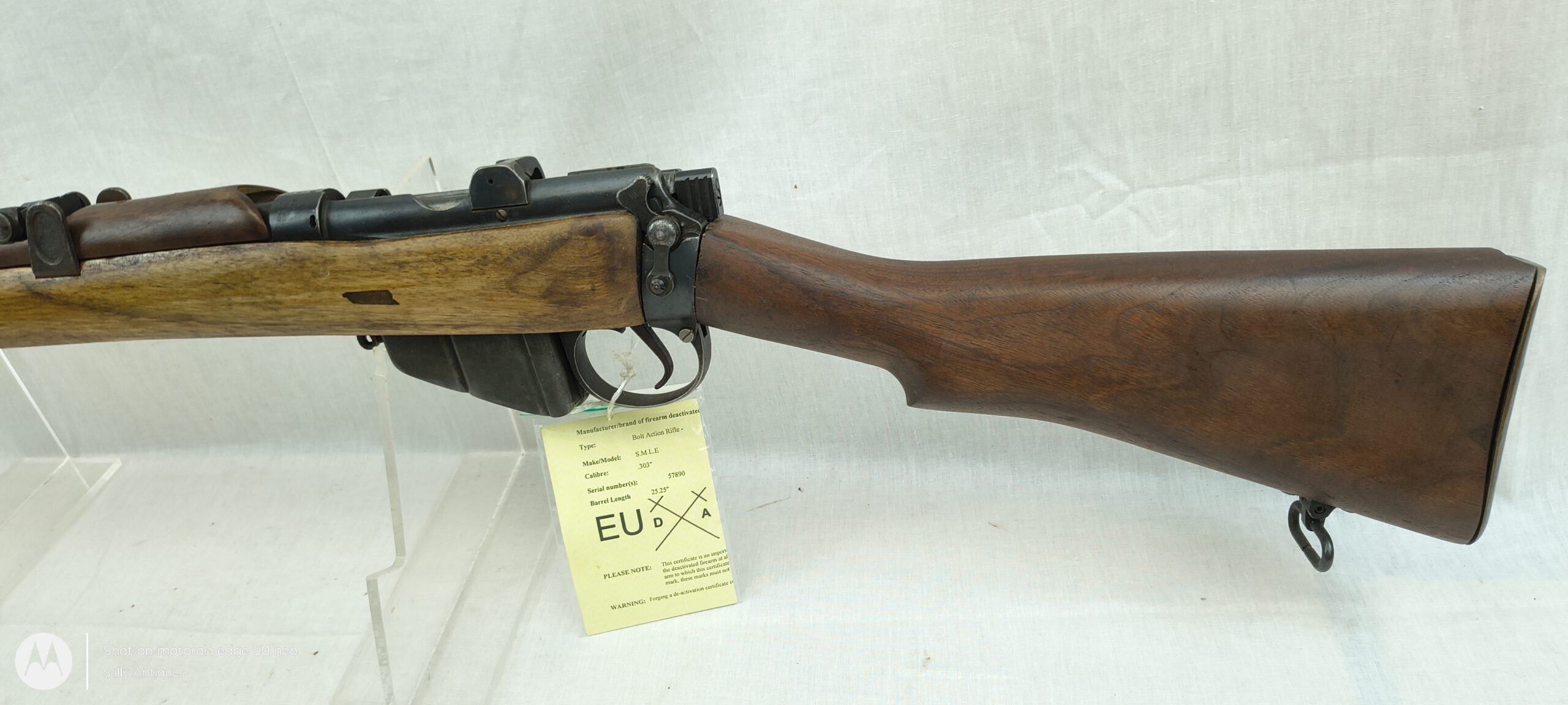 British BSA Co. SMLE Bolt Action Rifle - Deactivated EU Spec (11)