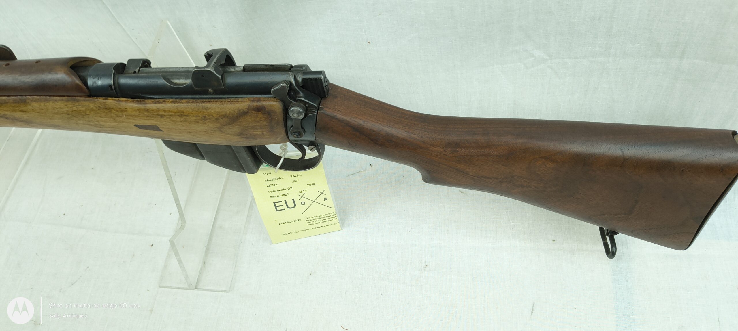 British BSA Co. SMLE Bolt Action Rifle - Deactivated EU Spec (12)