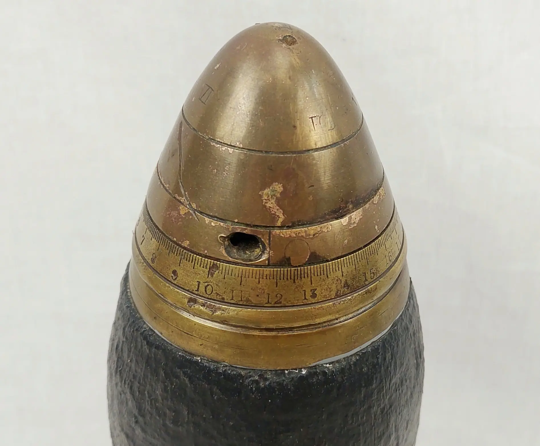 British WW1 18 Pounder Shell Head (2)