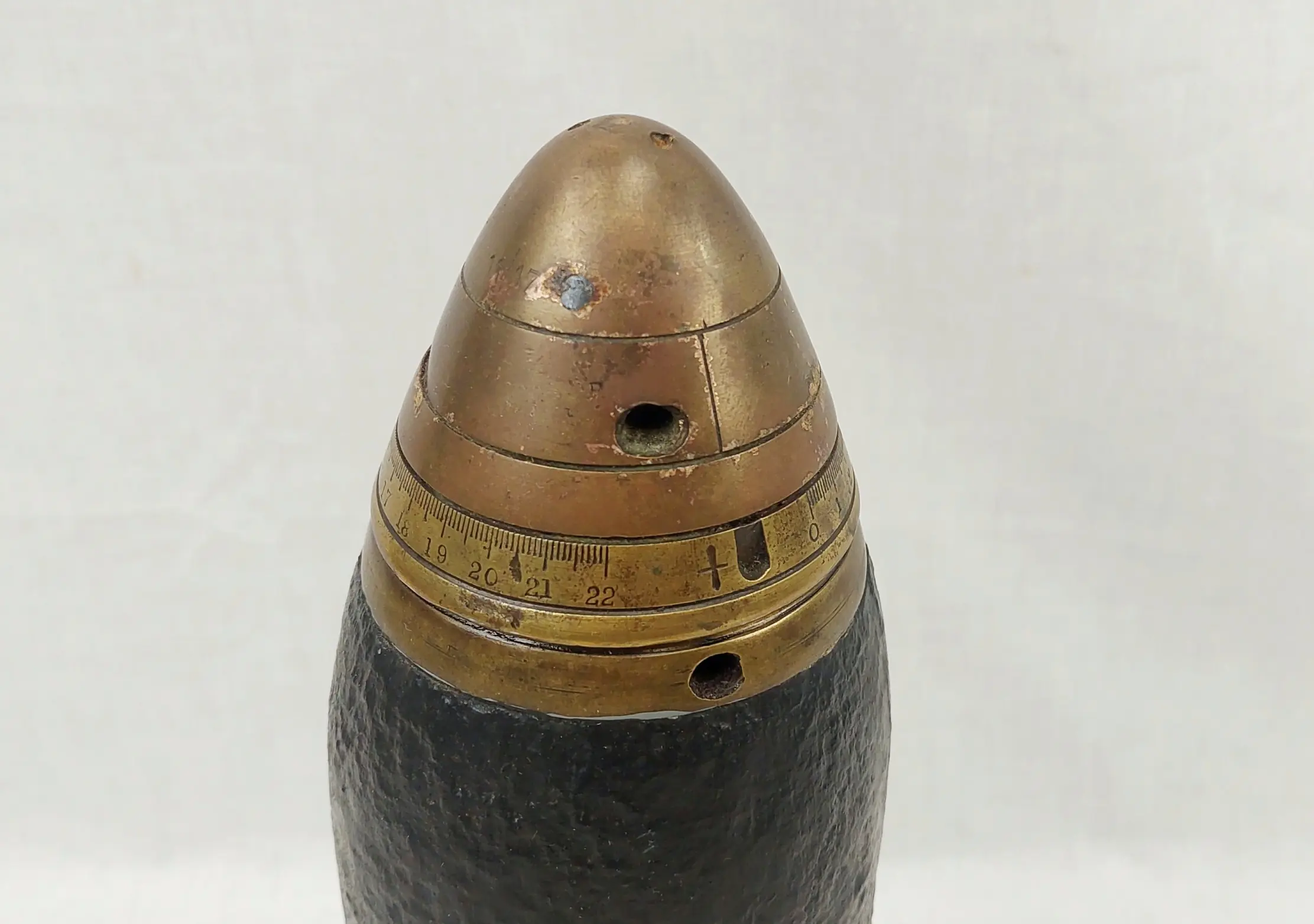 British WW1 18 Pounder Shell Head (4)