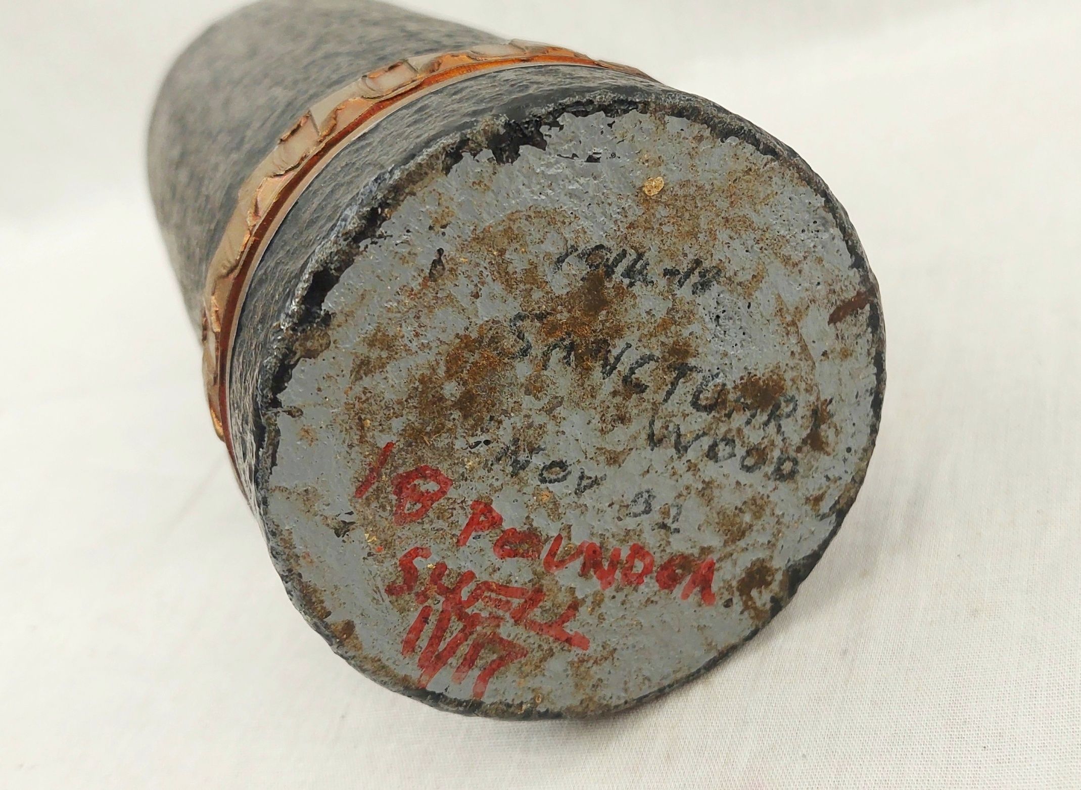 British WW1 18 Pounder Shell Head (7)