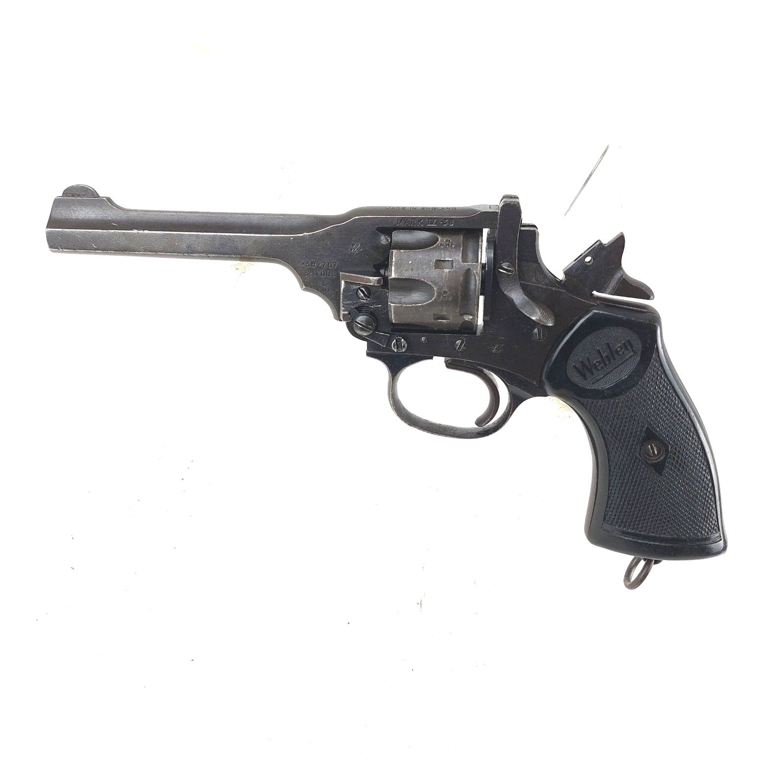 British, Webley & Scott Mk IV .38 6-Shot Revolver, Deactivated (5)