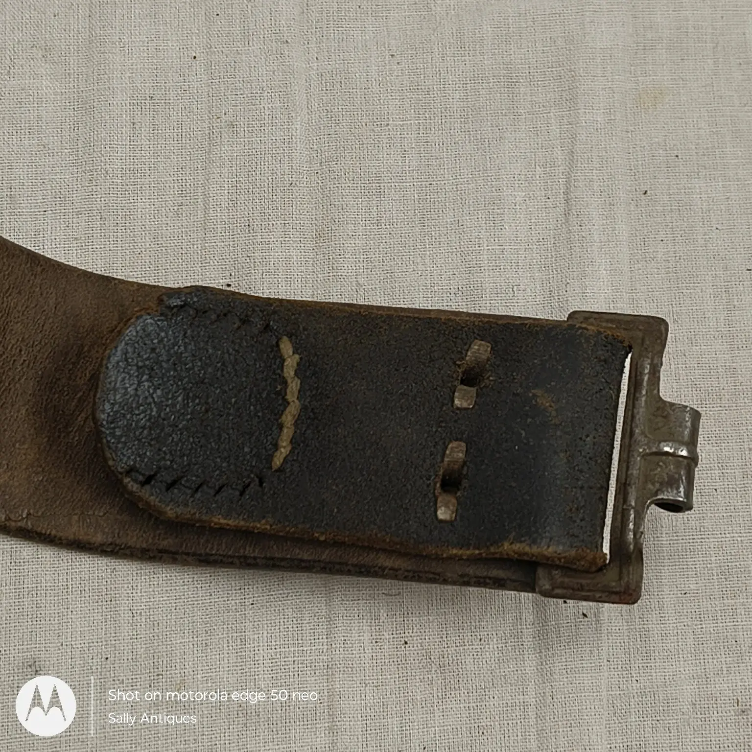 Original Nazi German WWII Hitler Youth (Hitlerjugend) Belt & Buckle – “Blut und Ehre!” (Blood and Honour) (6)