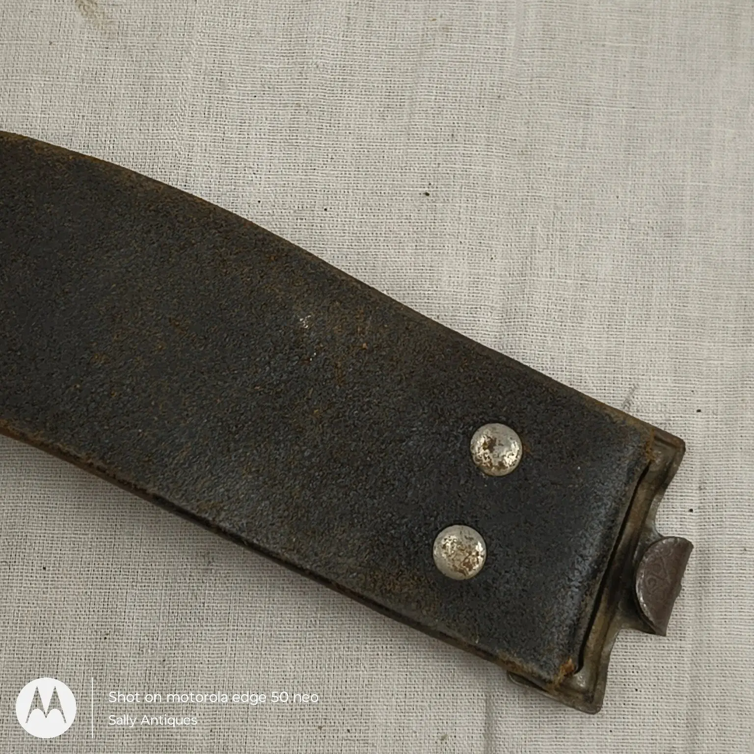 Original Nazi German WWII Hitler Youth (Hitlerjugend) Belt & Buckle – “Blut und Ehre!” (Blood and Honour) (7)